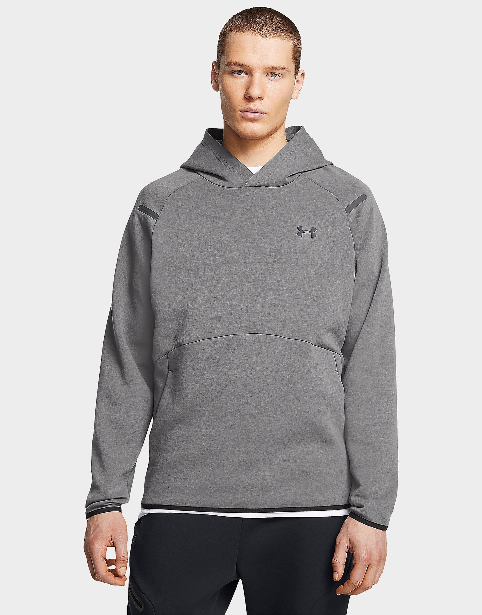 Grey Under Armour Fleece Tops UA Unstoppable Flc HD EU | JD Sports UK