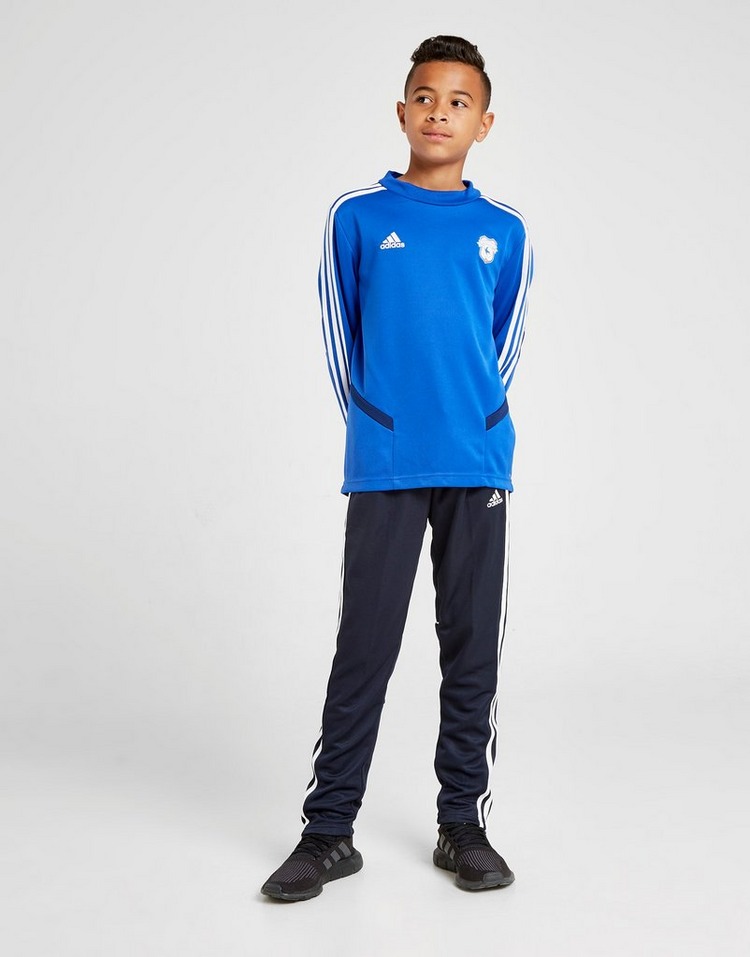 Buy Blue adidas Cardiff City FC Training Top Junior | JD Sports | JD ...