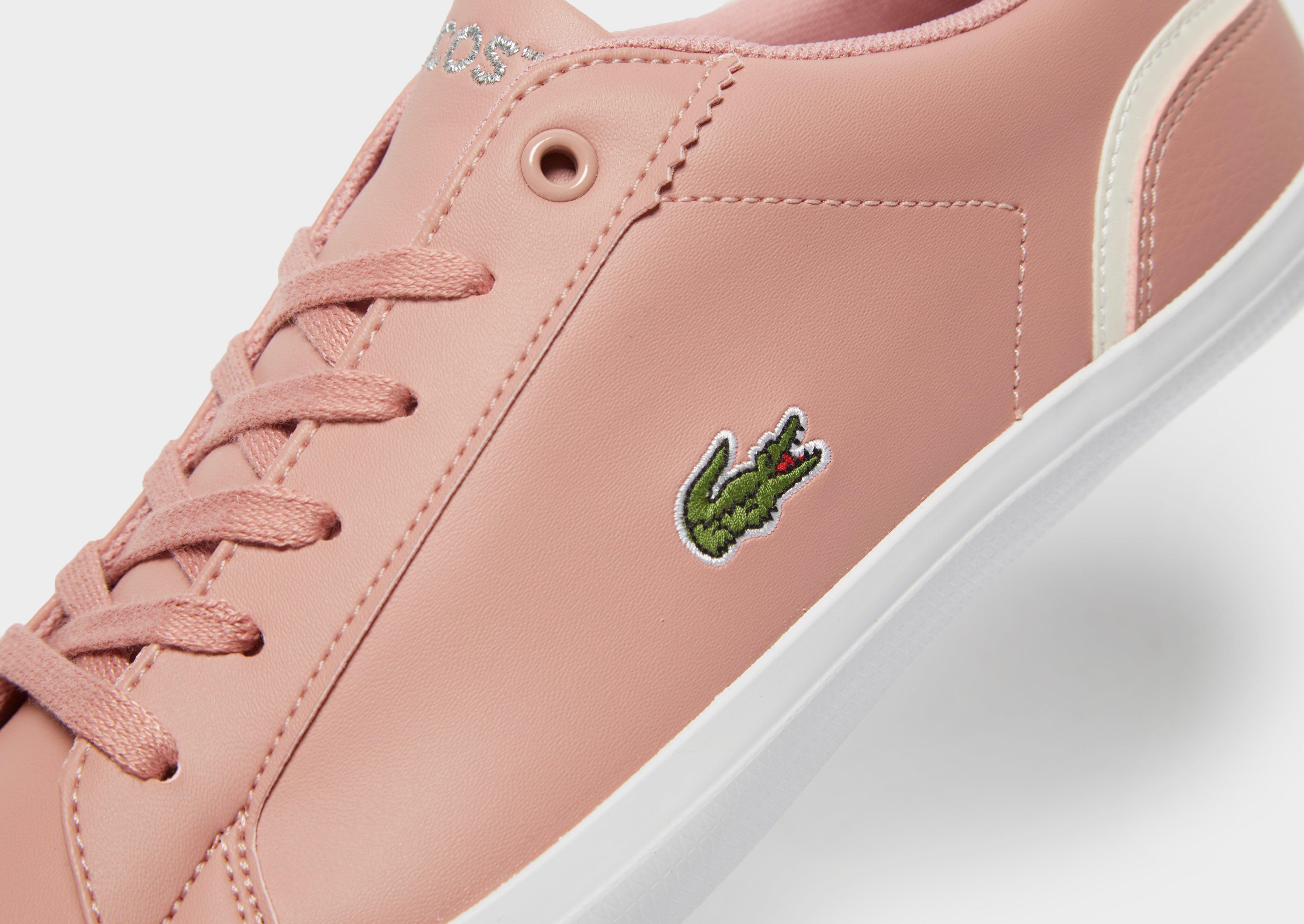 lacoste lerond junior pink