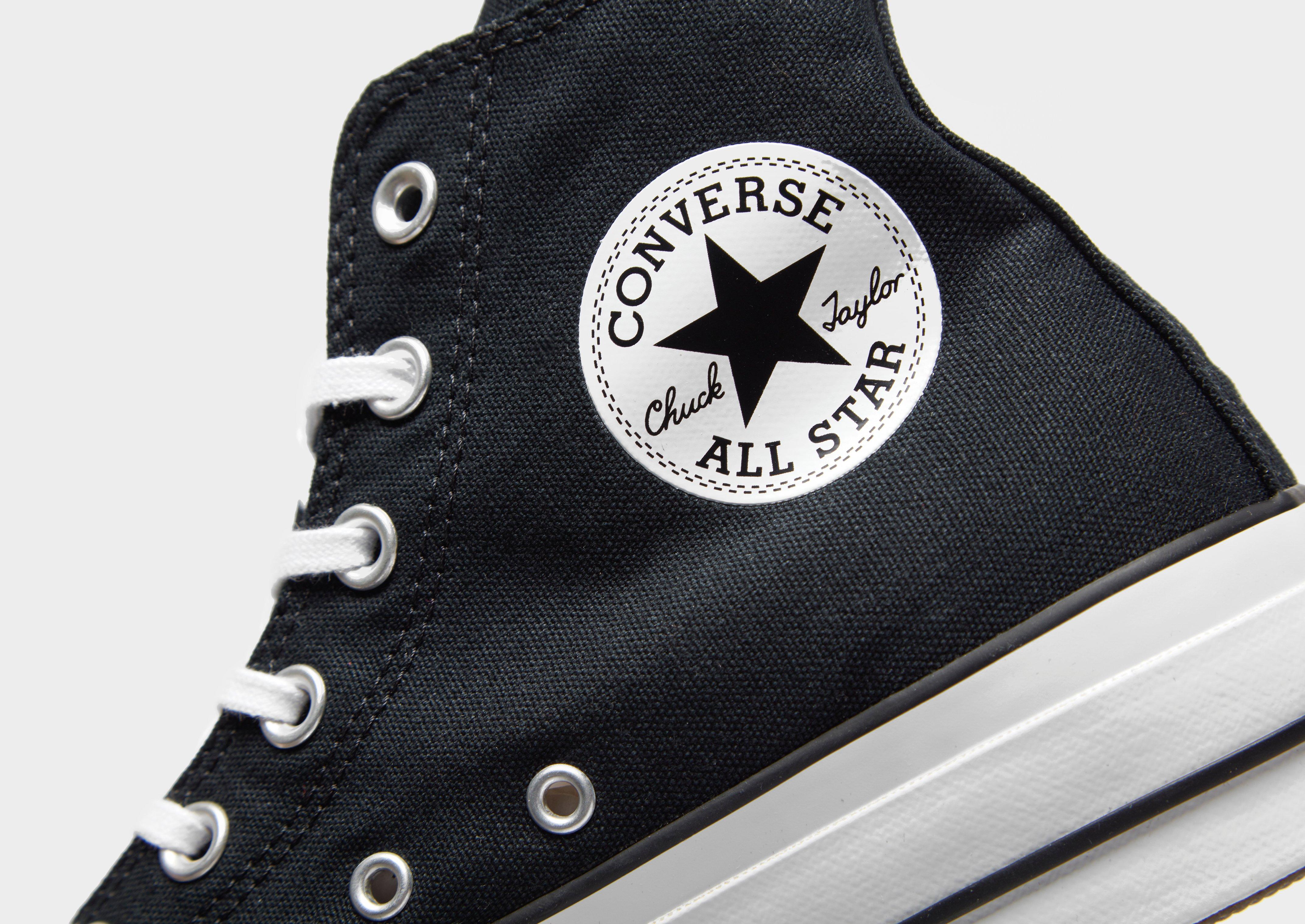 converse chuck taylor all star lift smoked canvas high top