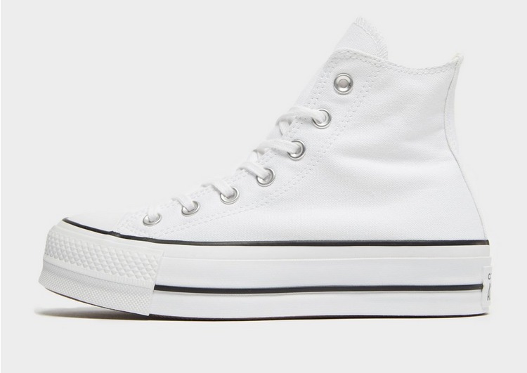 Buy White Converse All Star Lift Hi Platform Womens Jd Sports