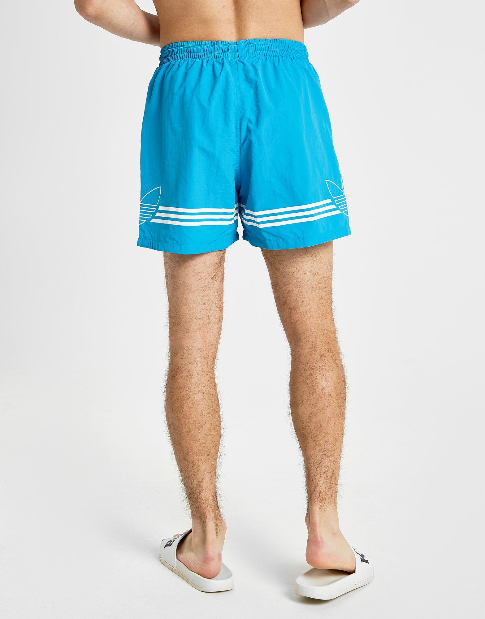shorts reebok homme cyan
