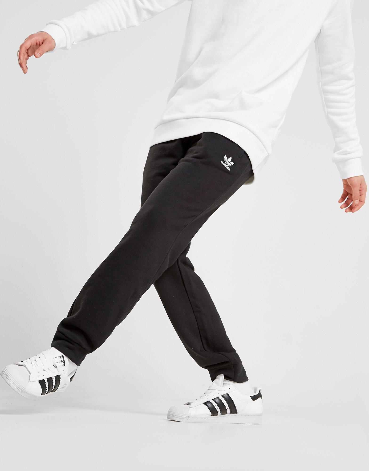 men's adidas originals trefoil slim fleece pants