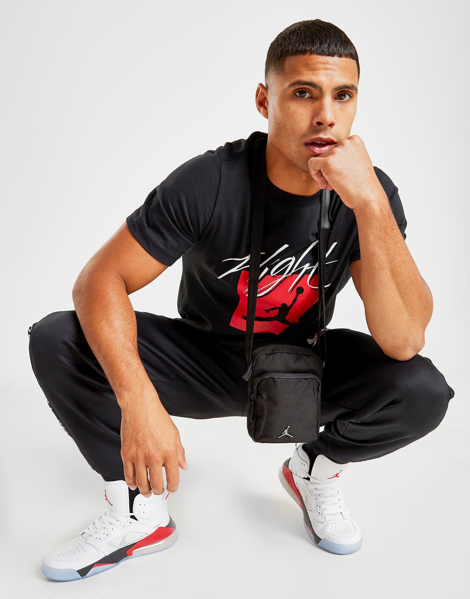 Acquista Jordan Airborne Borsello in Nero