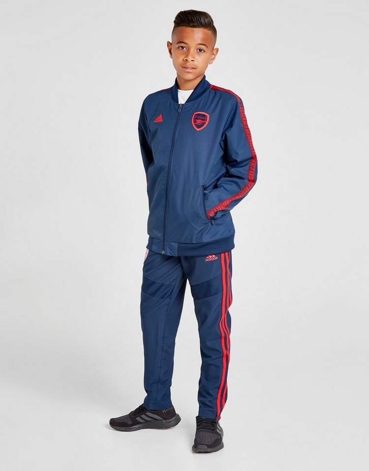Buy Blue adidas Arsenal FC Anthem Jacket Junior | JD Sports | JD Sports ...