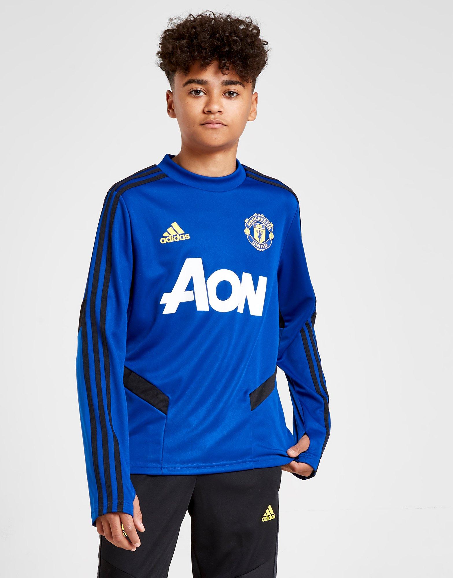 man utd training top junior