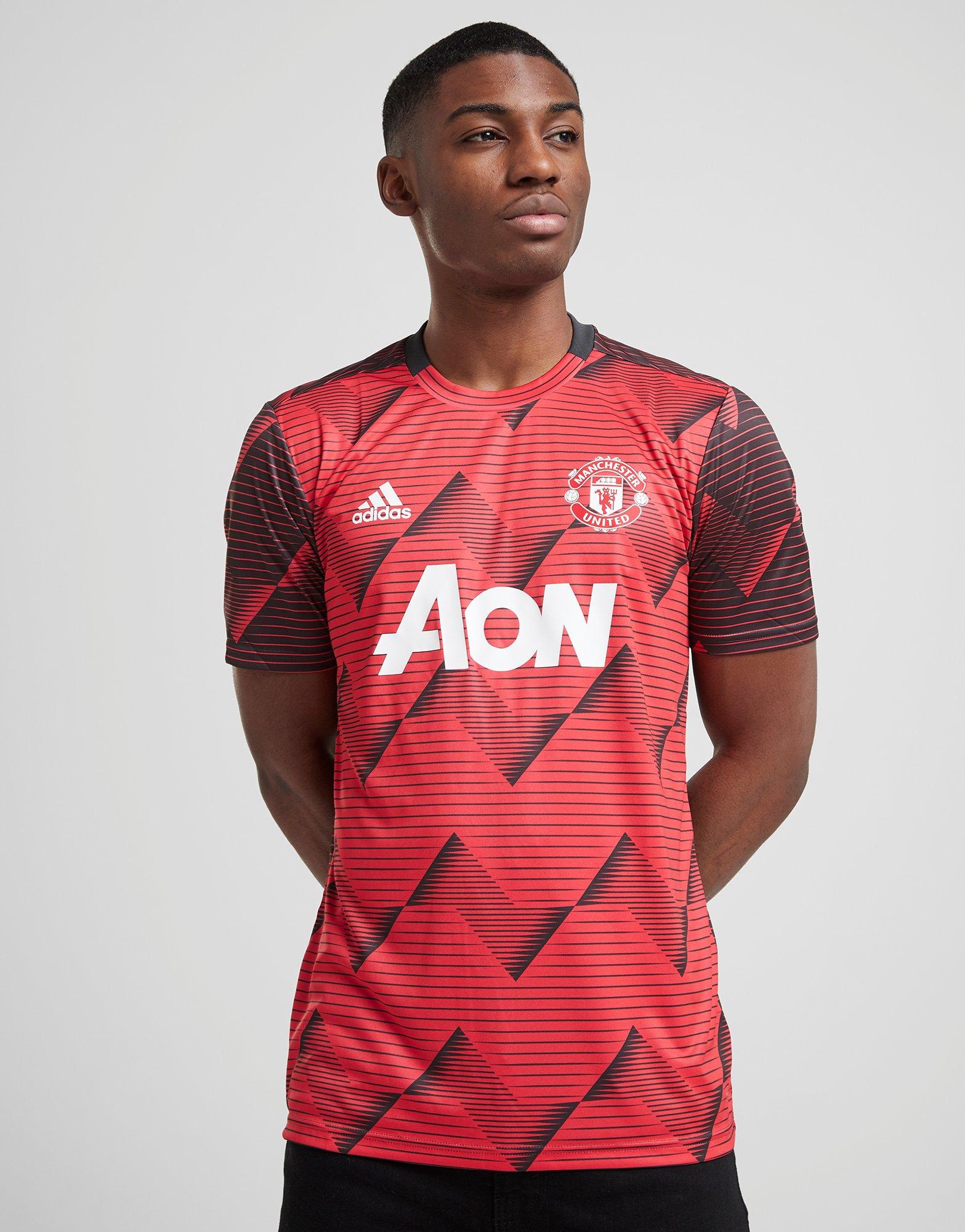 manchester united pre match jersey