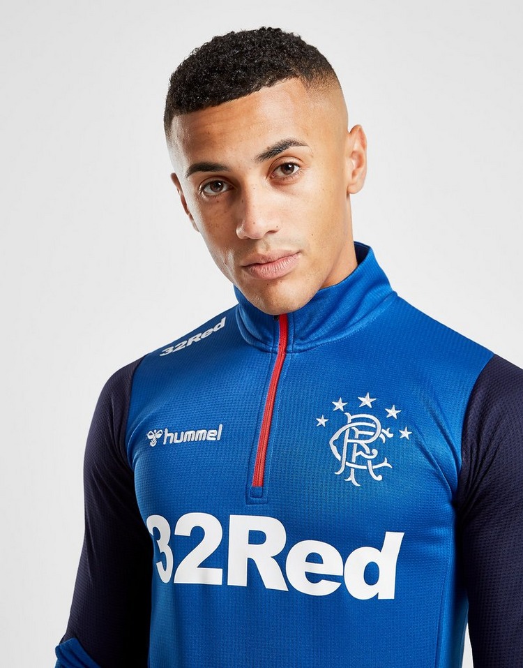 Hummel Rangers FC Authentic 1/2 Zip Top