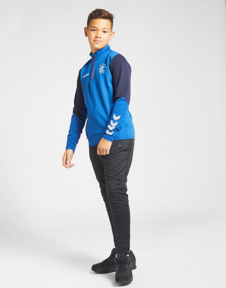 Hummel Rangers FC Authentic 1/2 Zip Track Top Junior