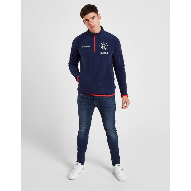 Hummel Rangers FC Fleece 1/2 Zip Sweatshirt