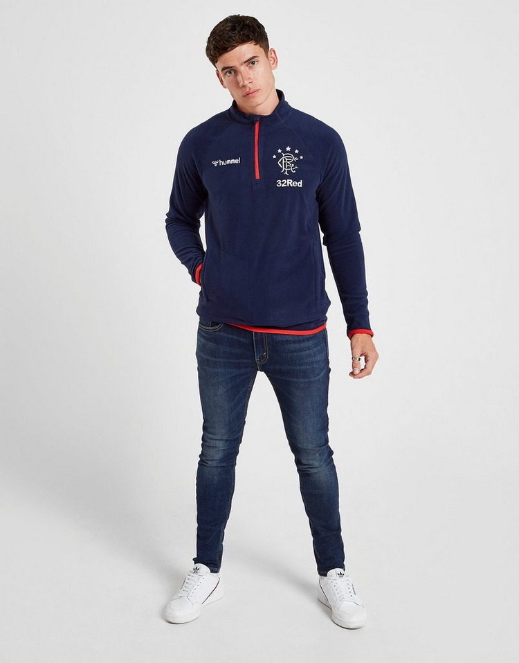 Hummel Rangers FC Fleece 1/2 Zip Sweatshirt