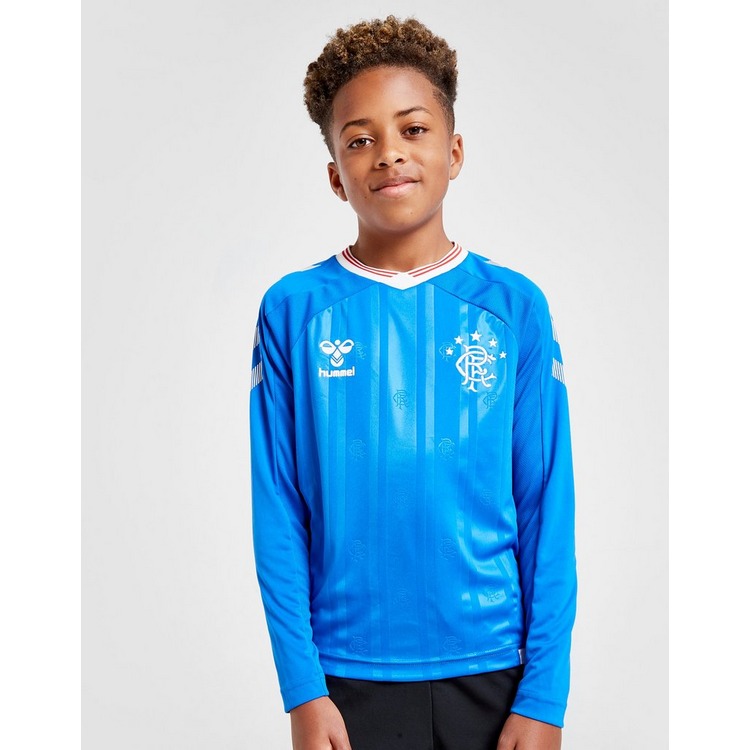 Hummel Rangers FC 2019/20 Long Sleeve Home Shirt Junior