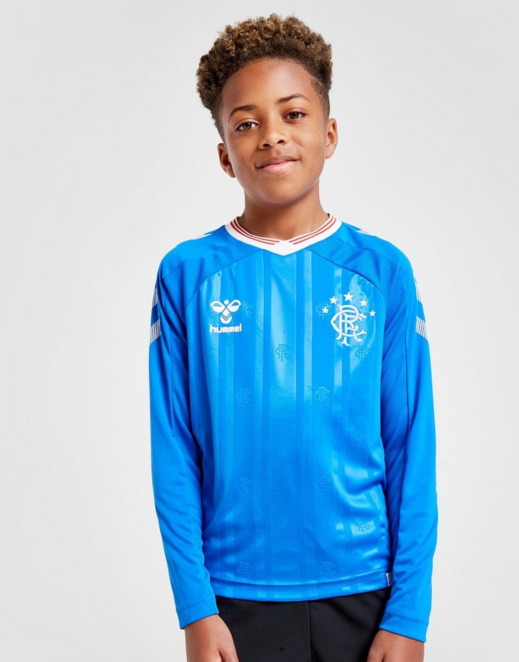 Hummel Rangers FC 2019/20 Long Sleeve Home Shirt Junior