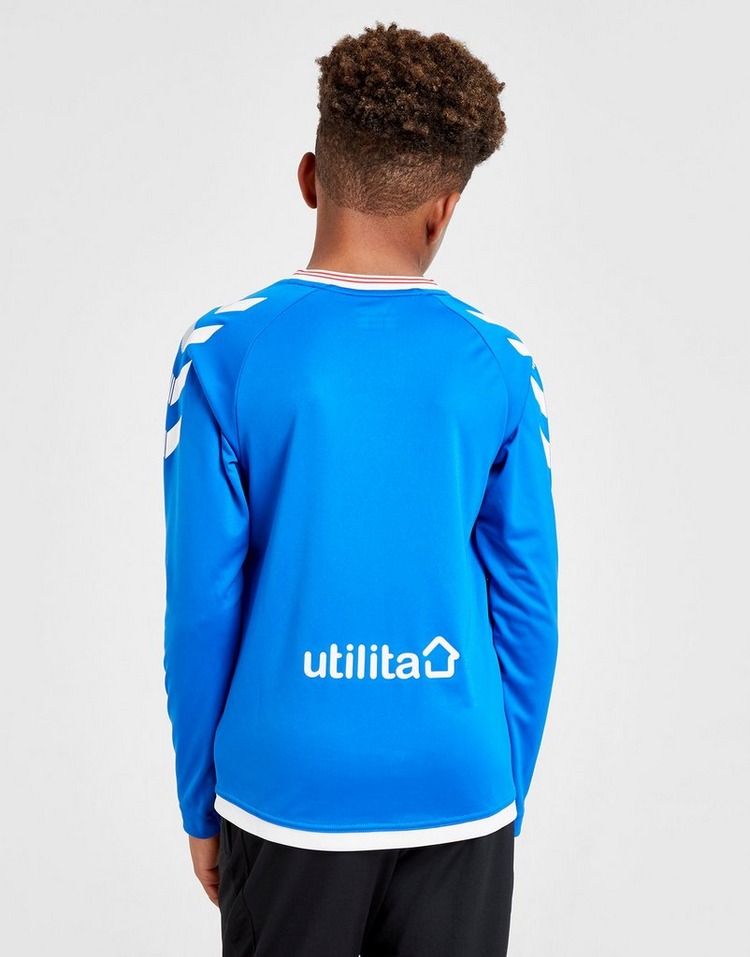 Hummel Rangers FC 2019/20 Long Sleeve Home Shirt Junior