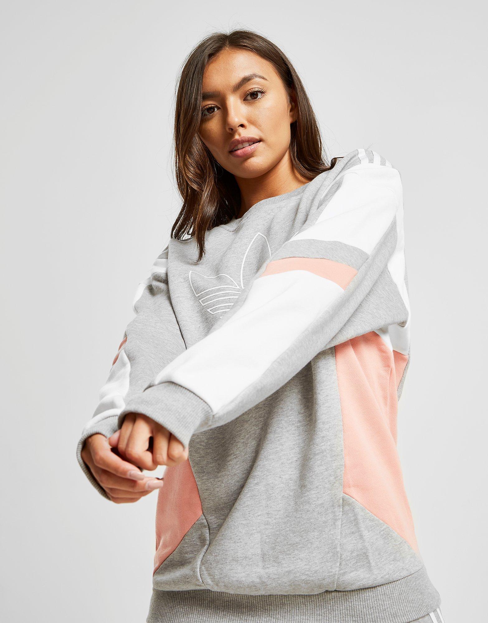 adidas originals colour block sweatshirt