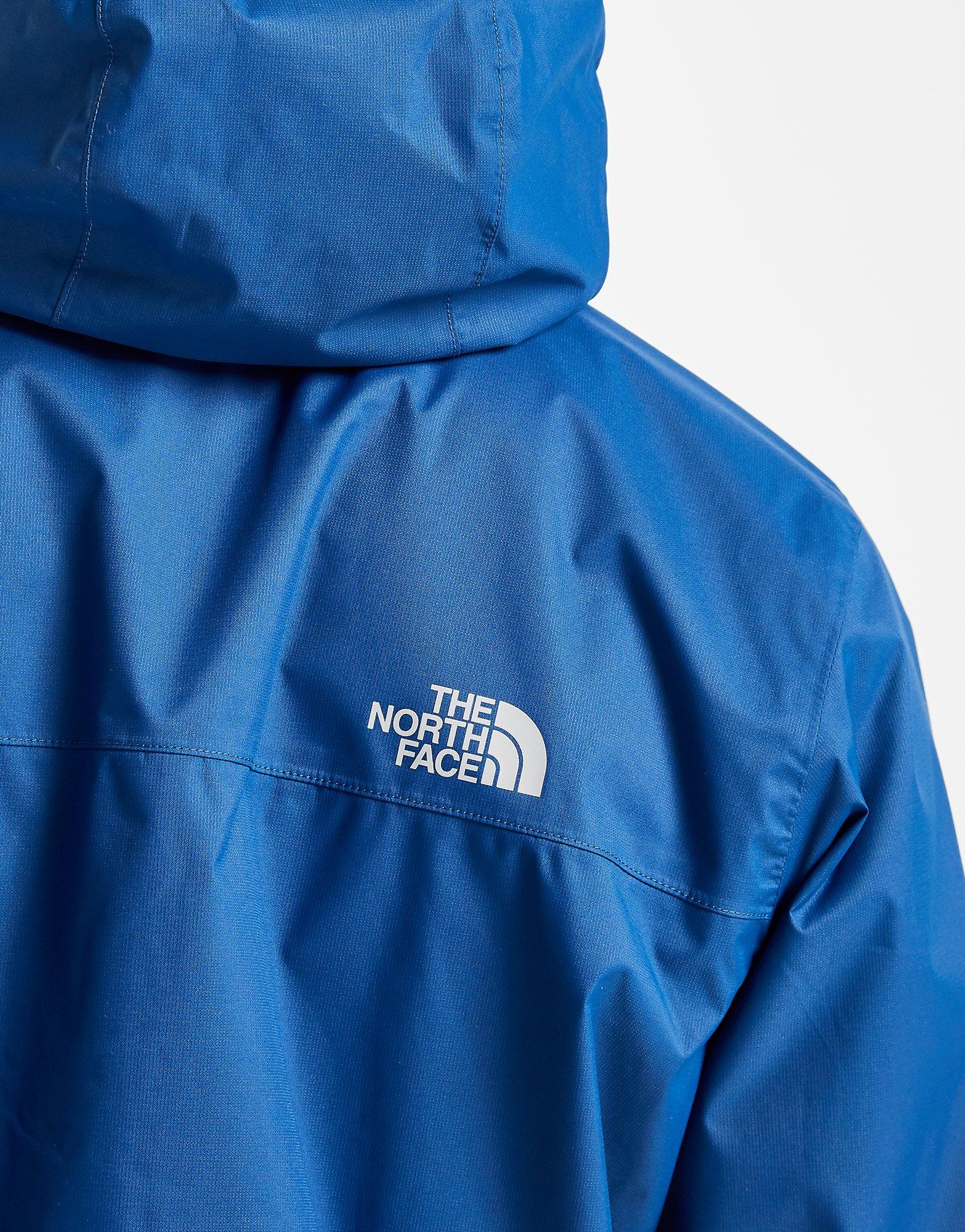 north face waterproof jacket blue