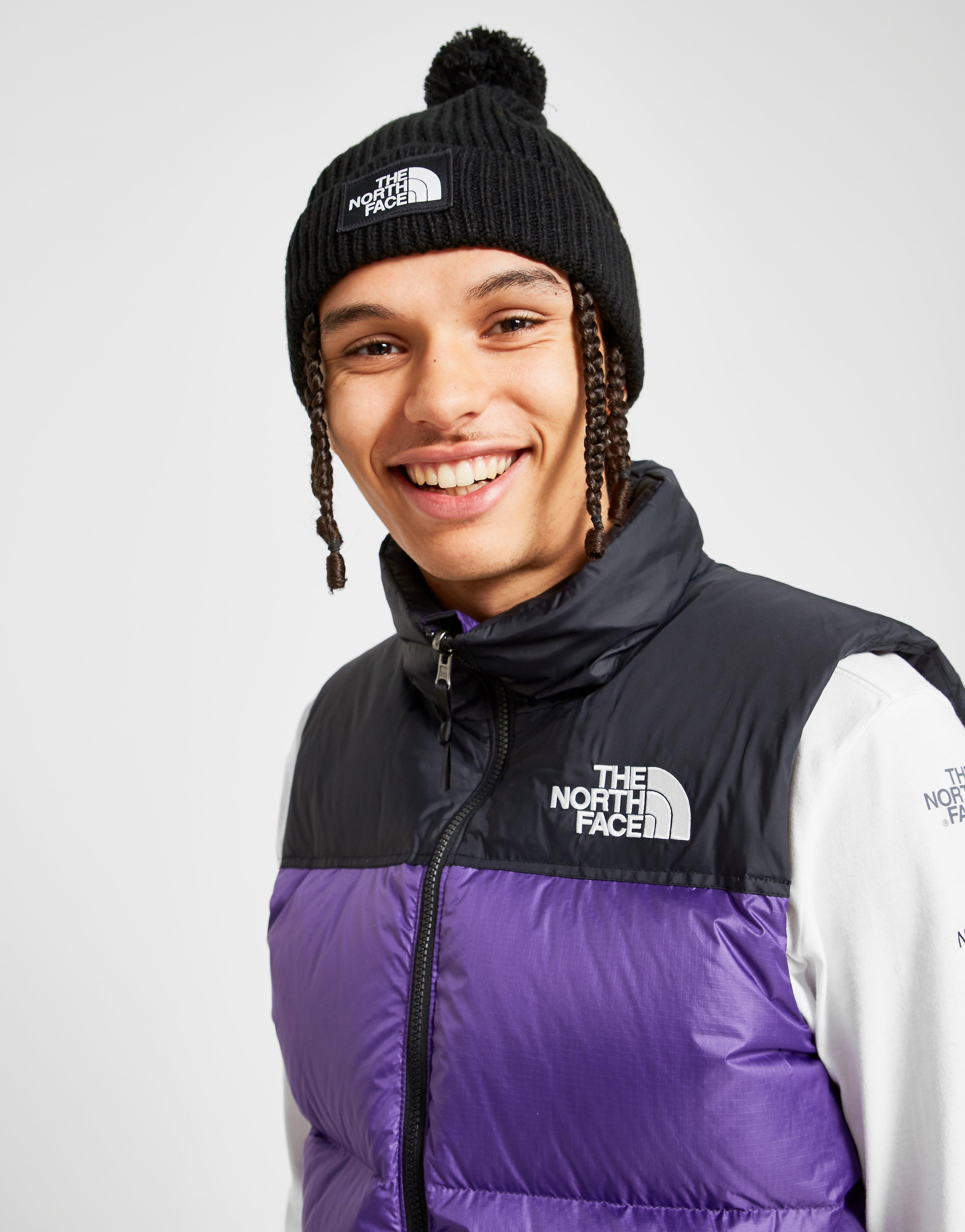 north face purple gilet