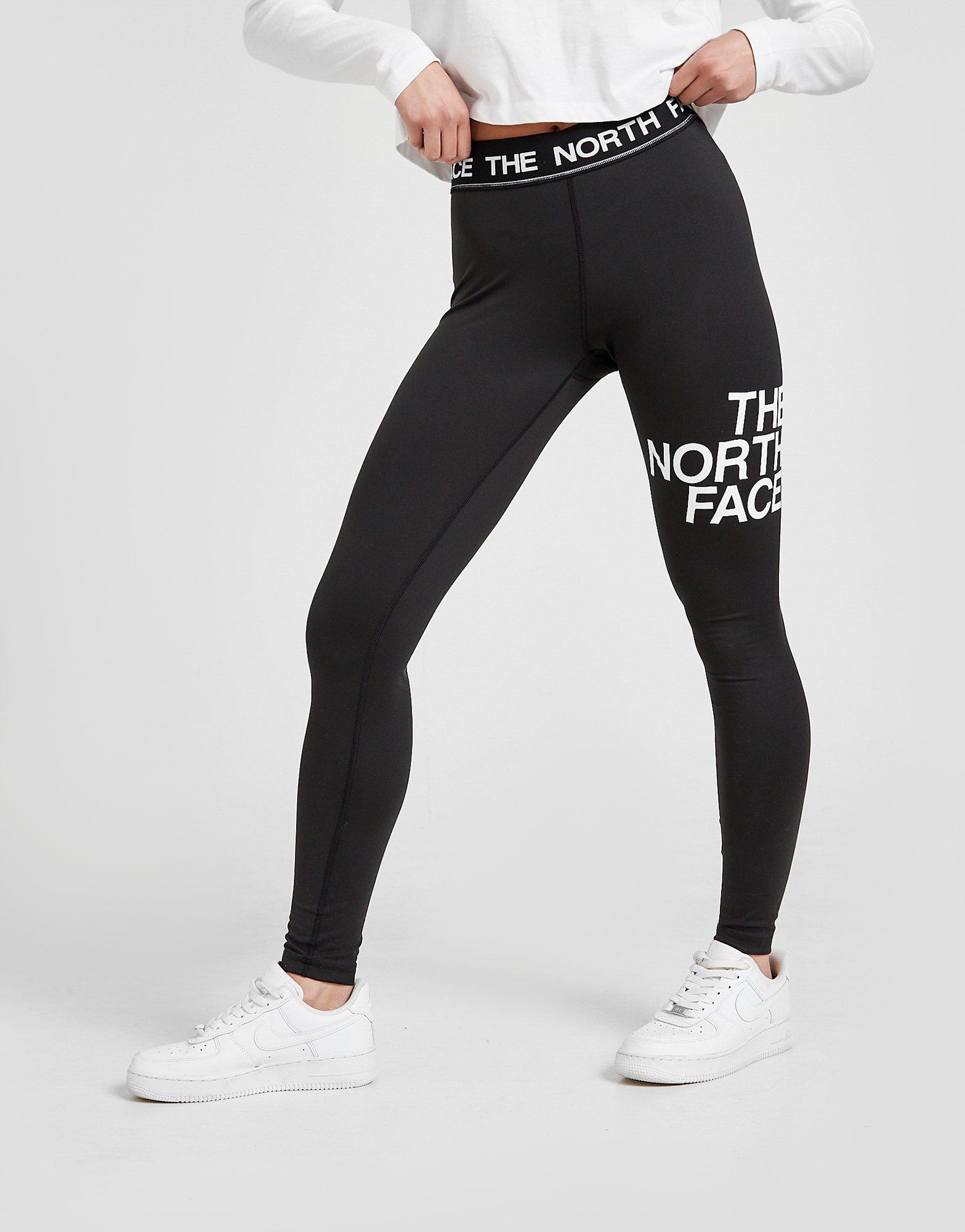 north face logo leggings
