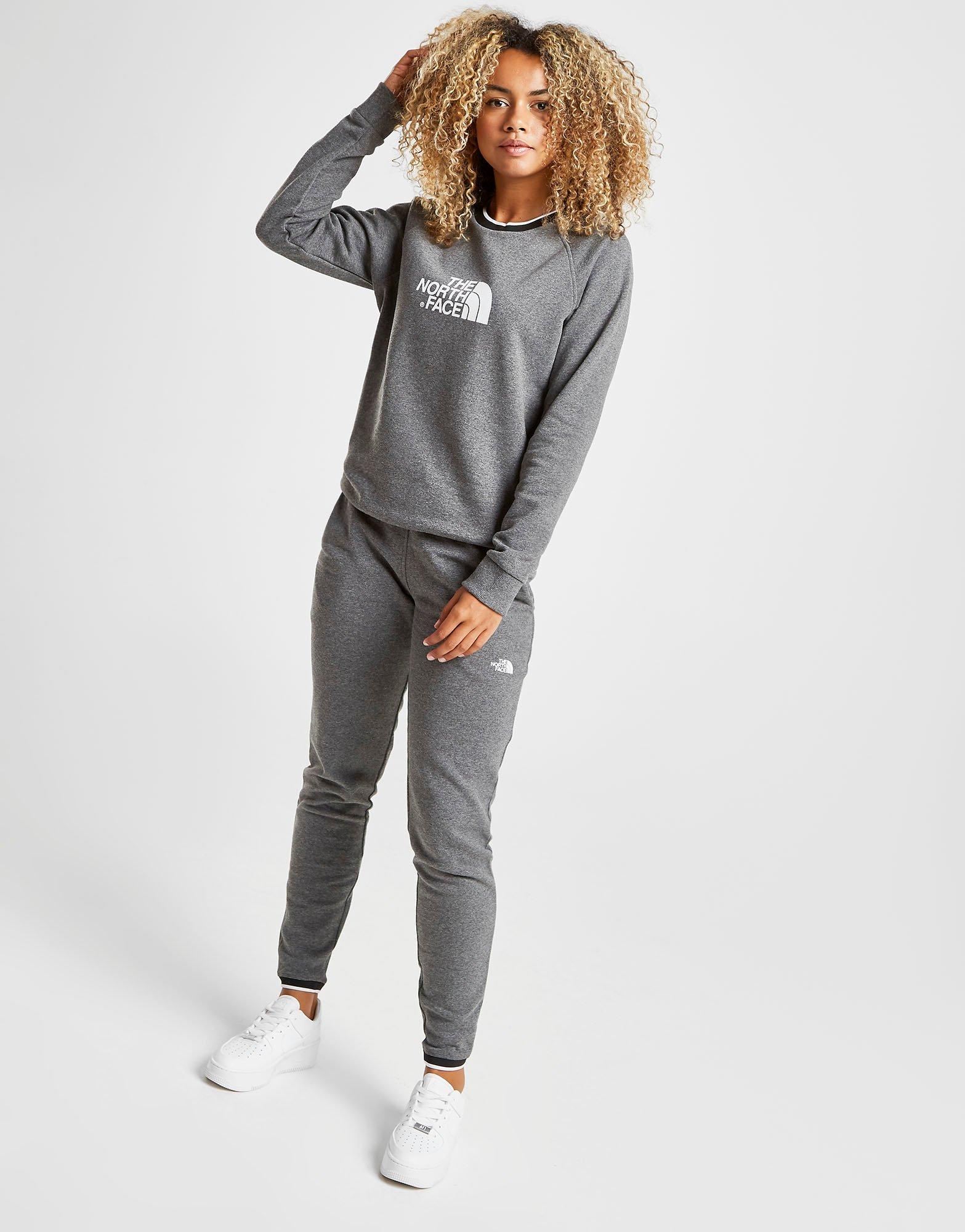 north face tracksuit bottoms grey