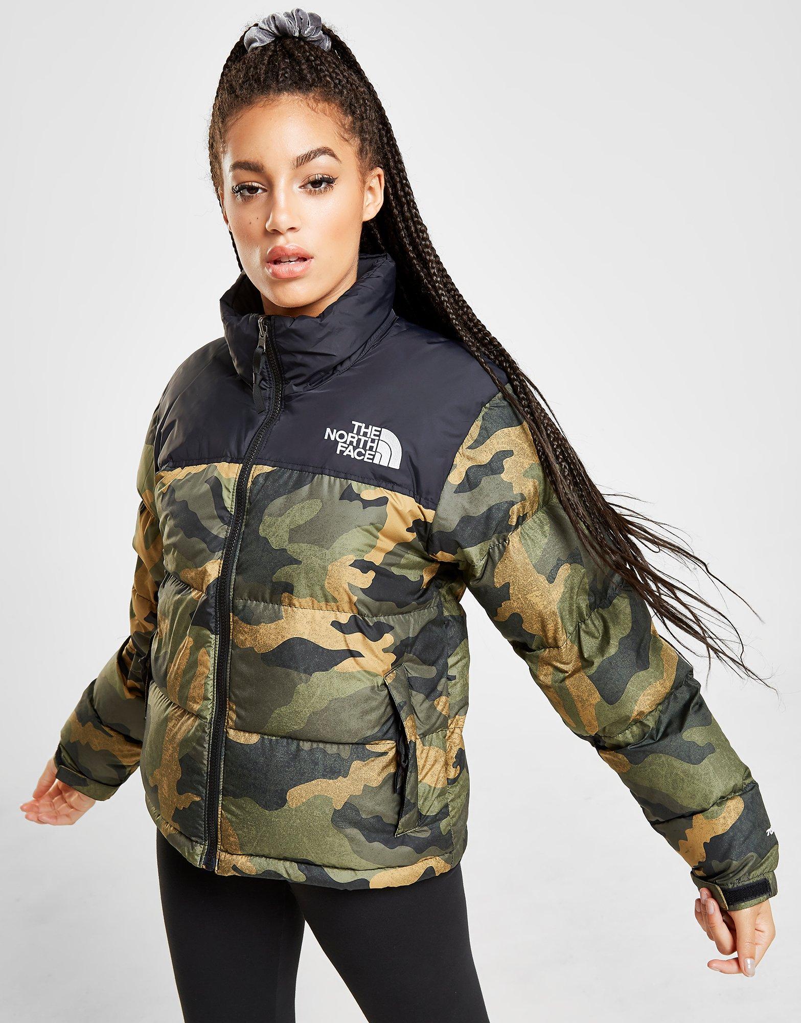 the north face nuptse 1996 jacket camo