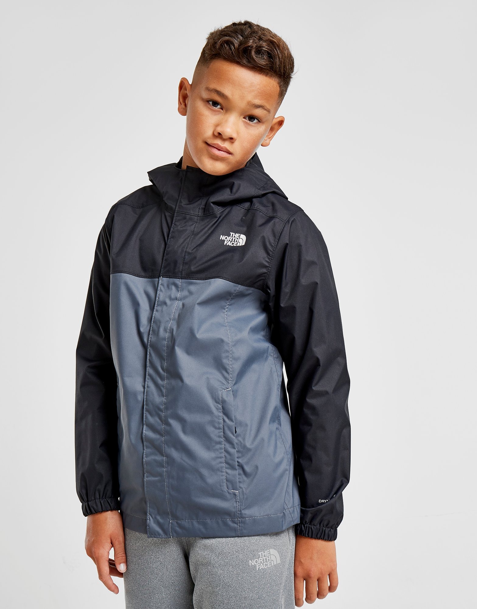 Buy Grey The North Face Resolve Jacket Junior | JD Sports | JD Sports ...
