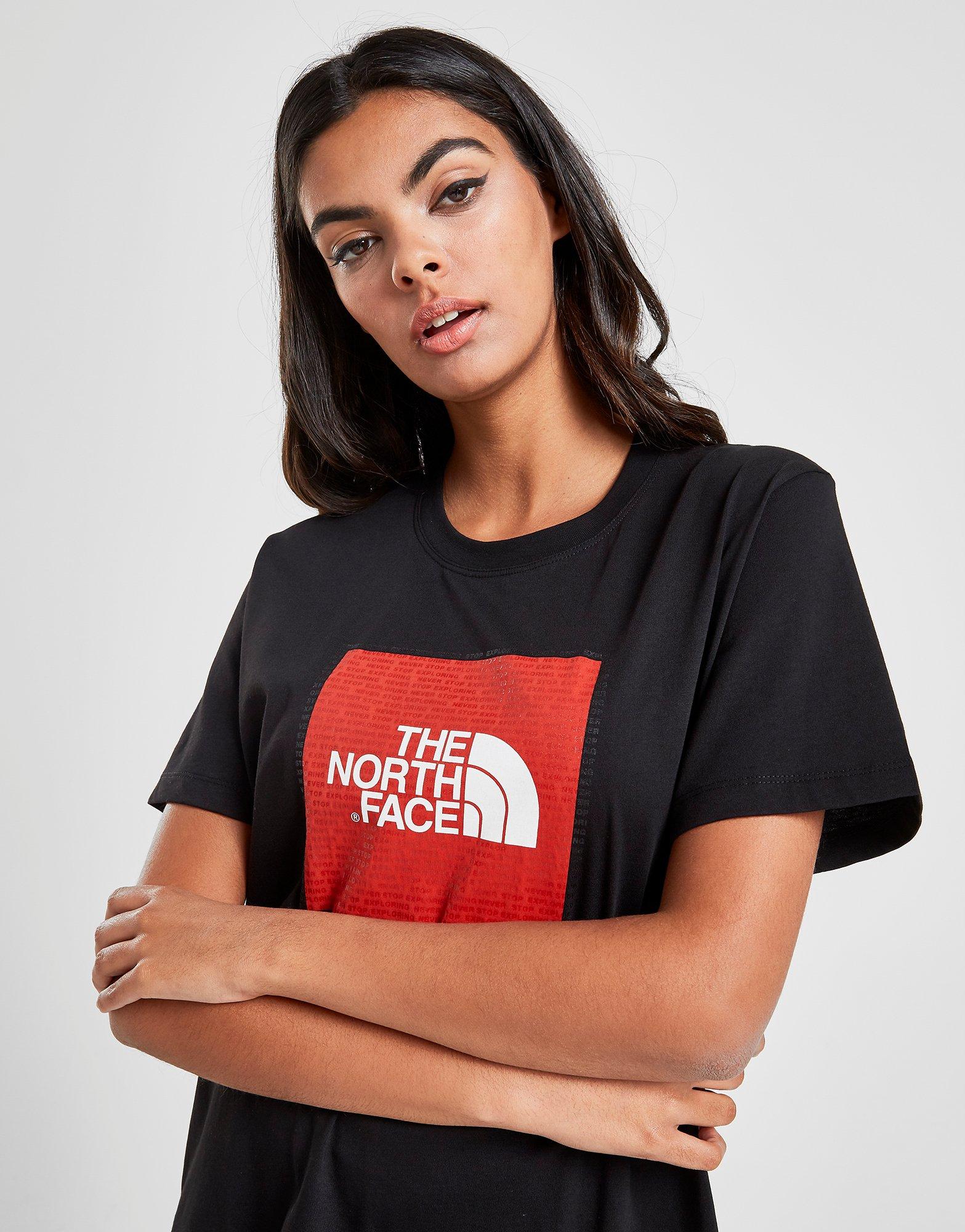 the north face box logo t shirt