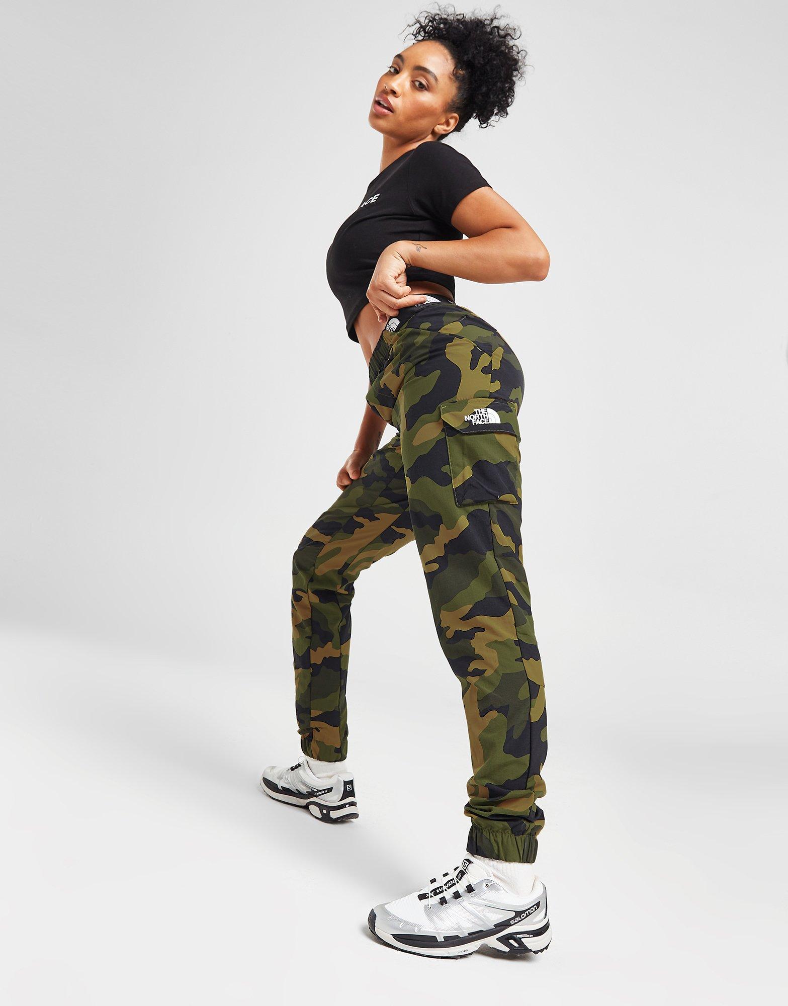 Green The North Face Tape Waist Cargo Pants