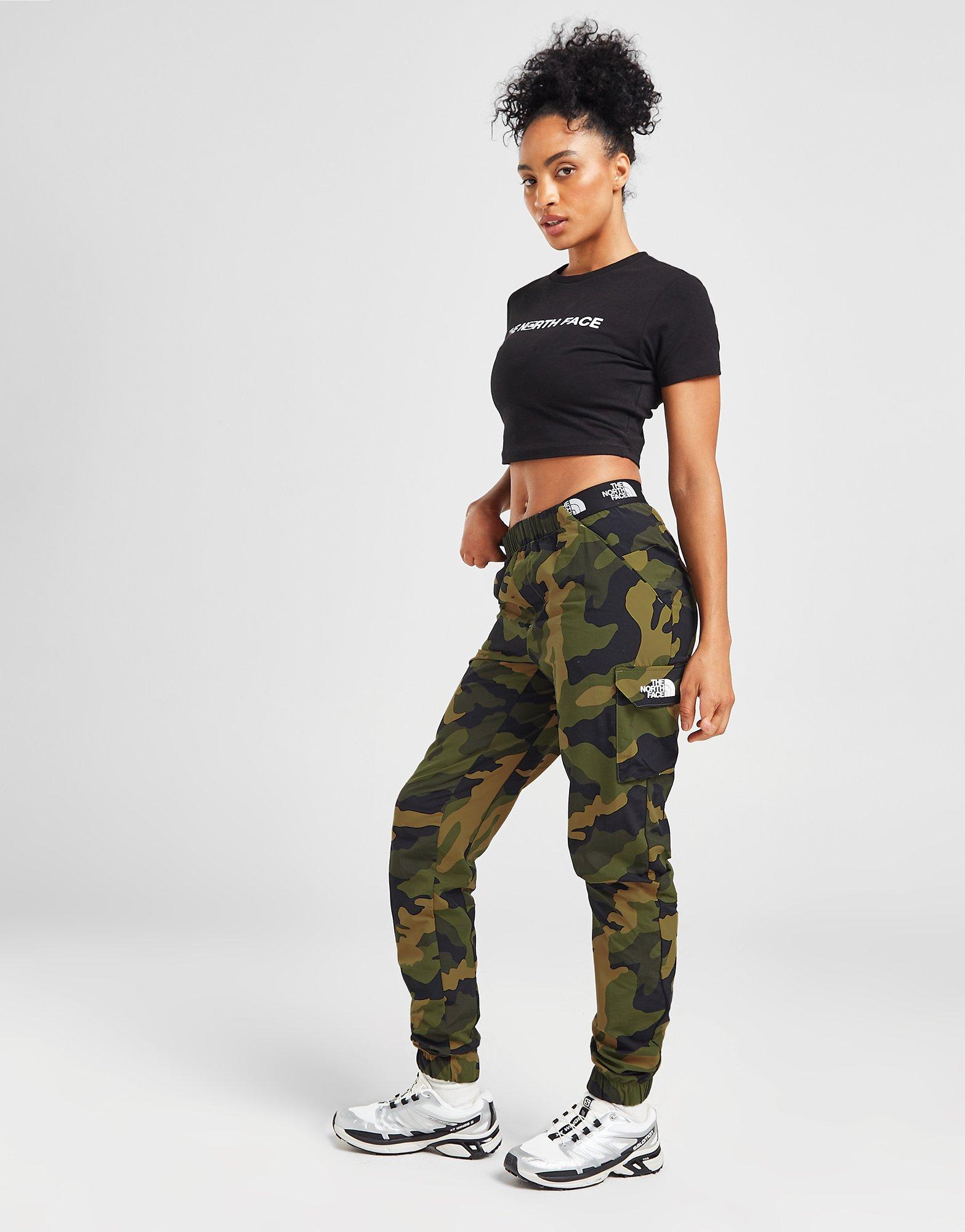 north face camo trousers