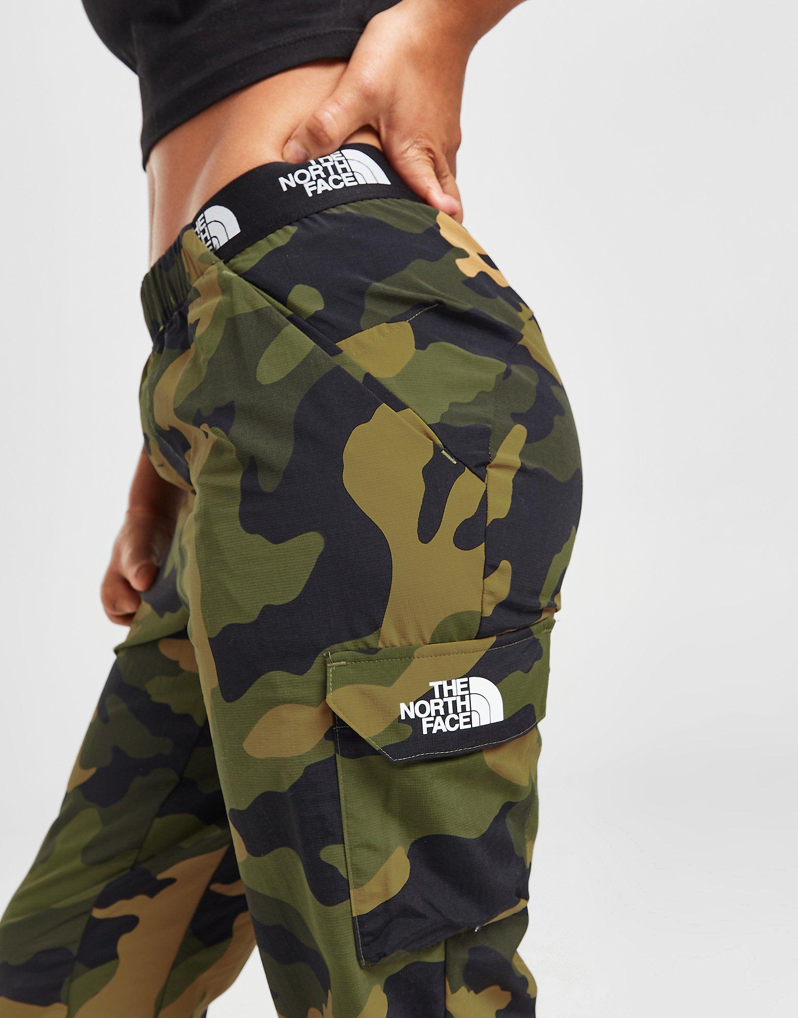 north face camo pants