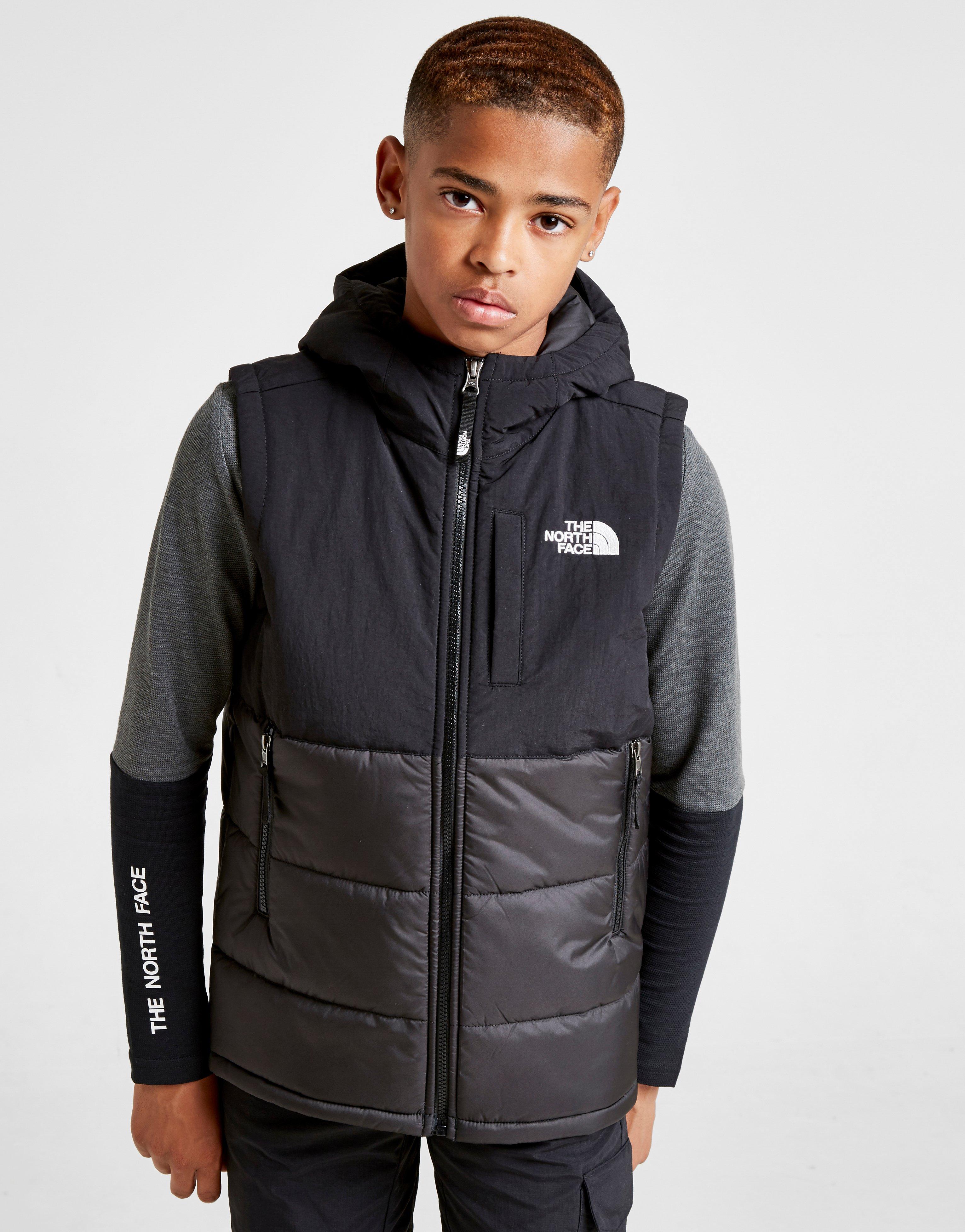 black north face body warmer