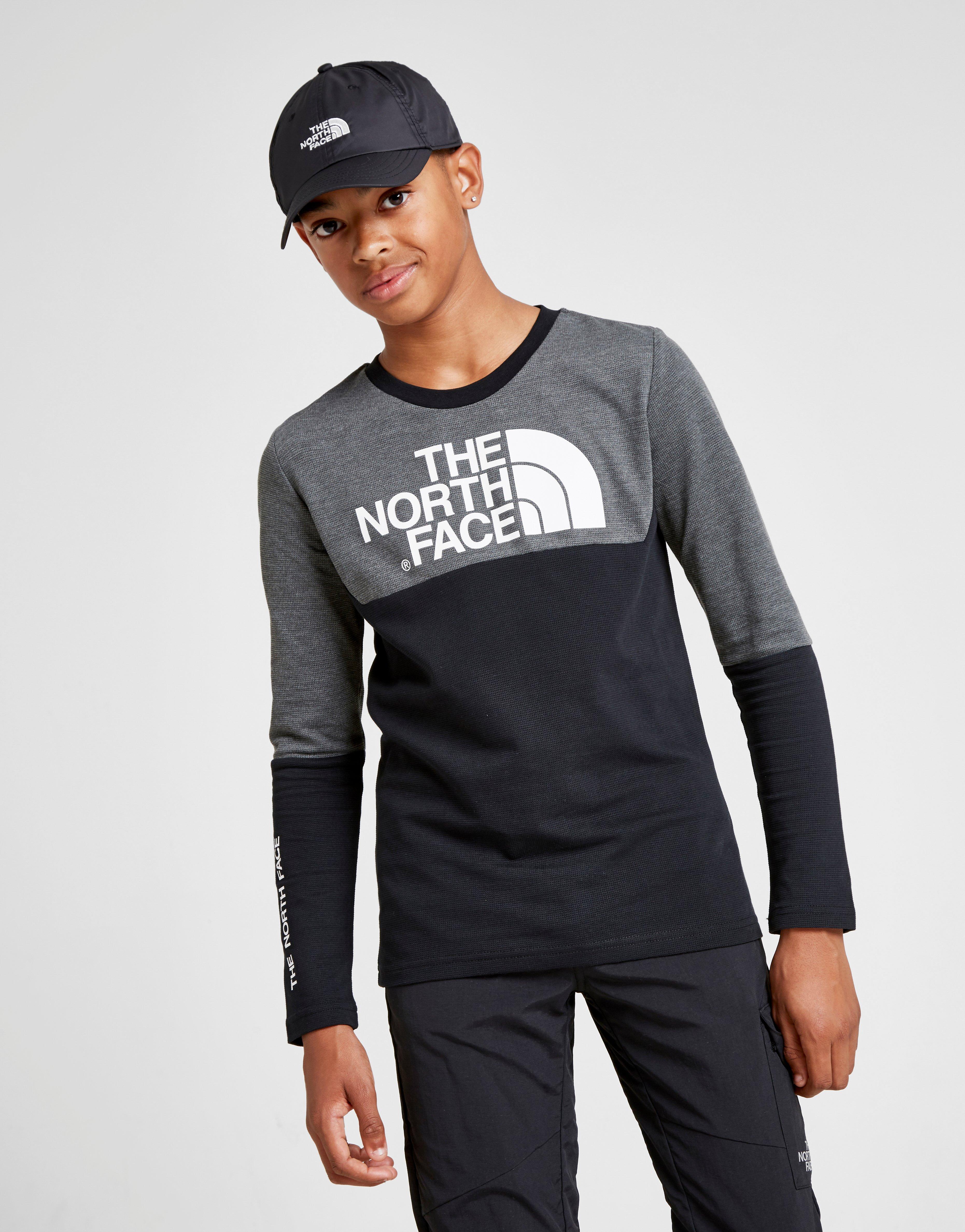 north face long sleeve t shirt junior