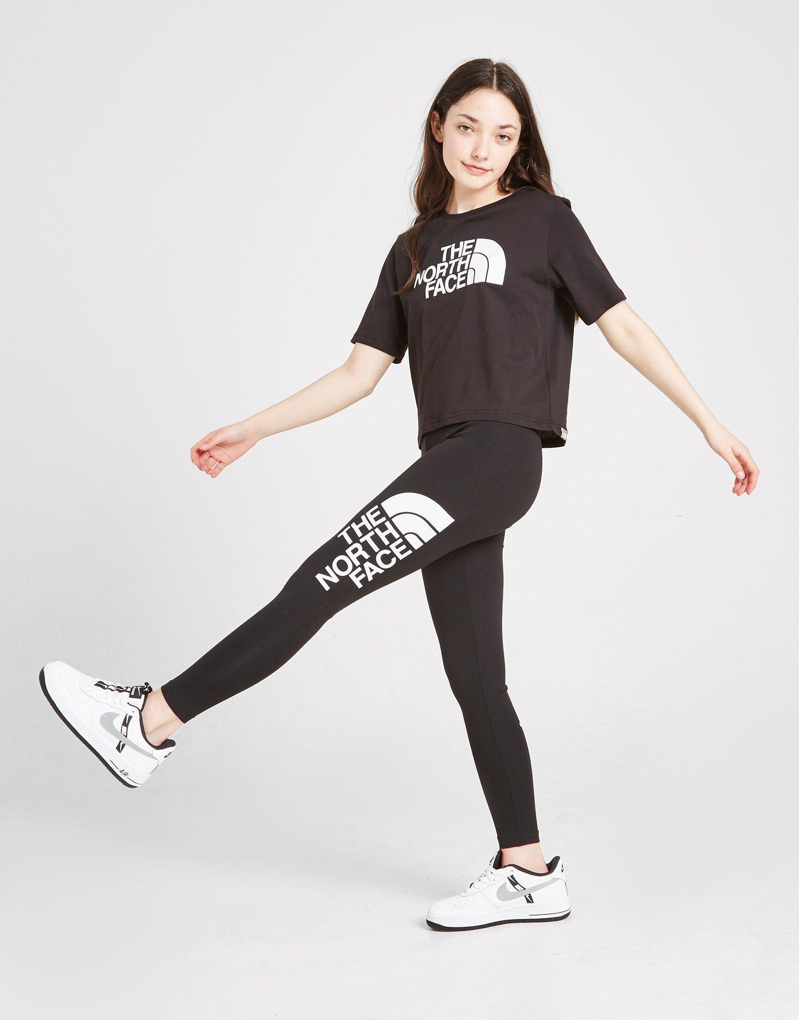 north face logo leggings