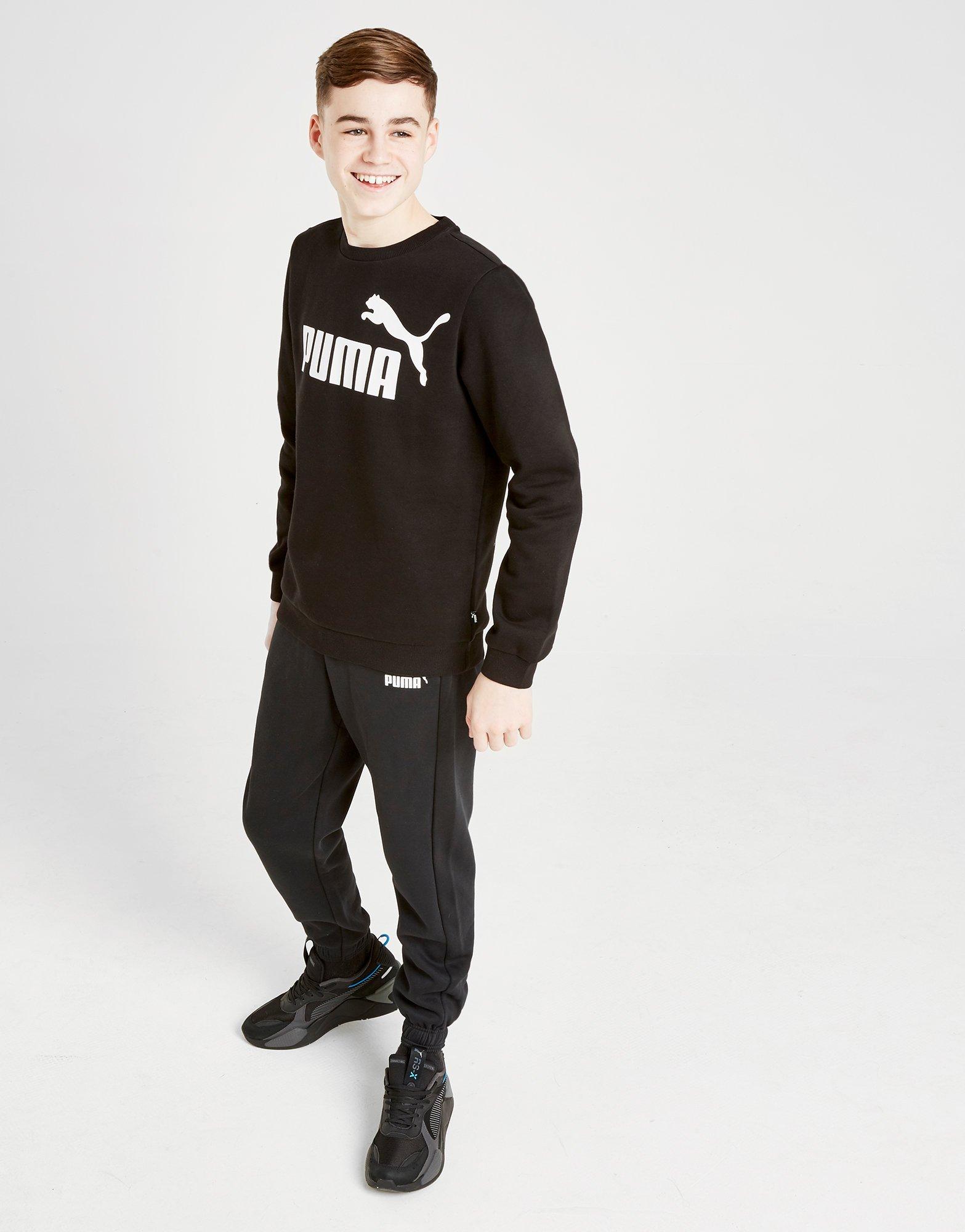 puma logo crew sweatshirt