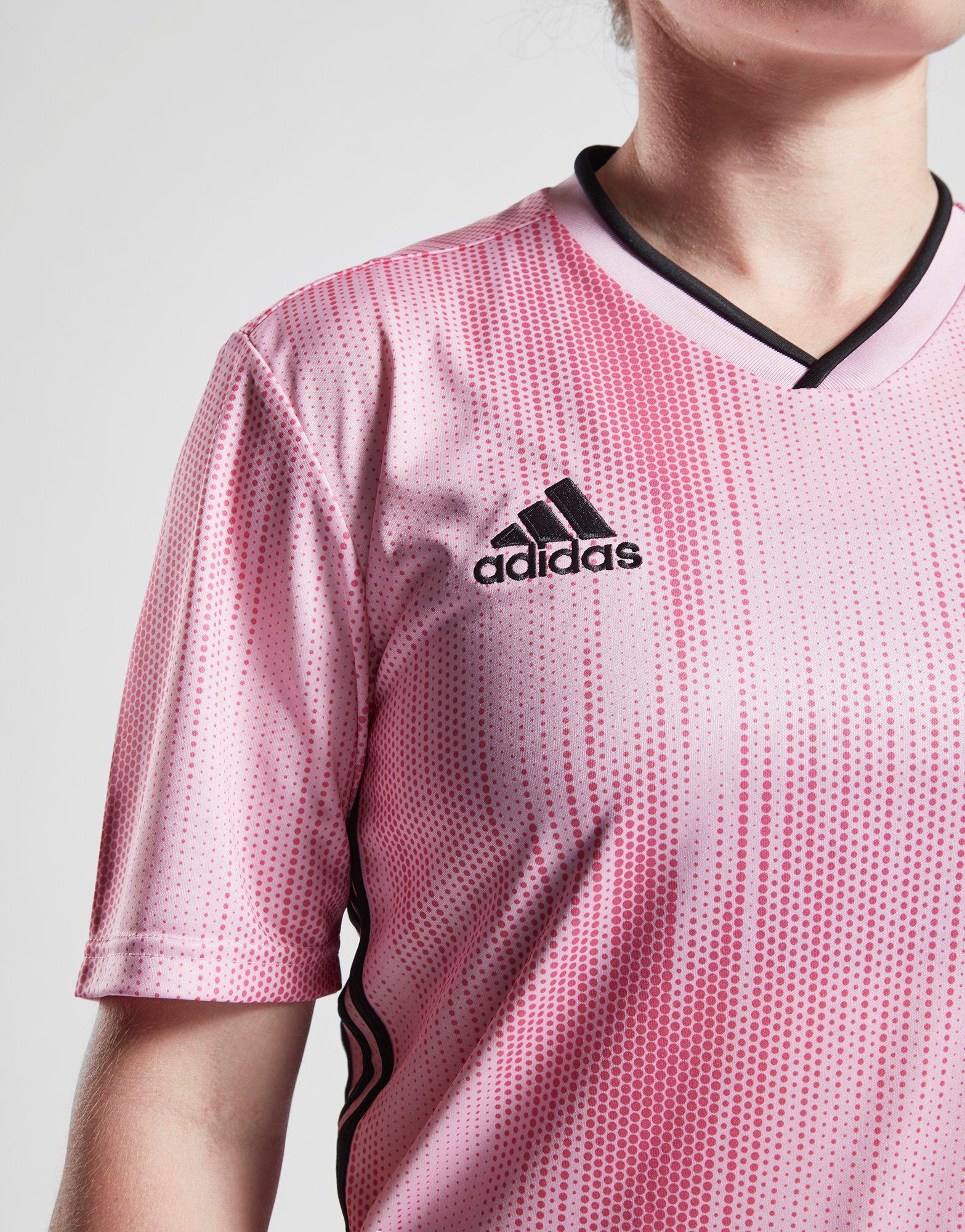 pink adidas football kit