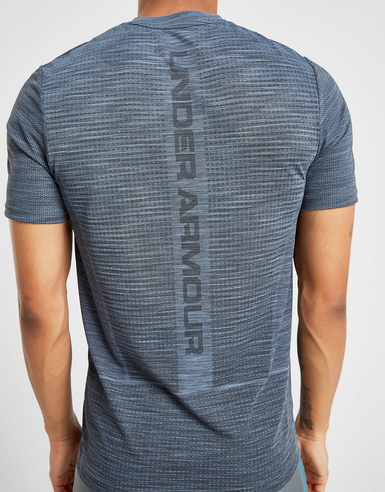 Buy Blue Under Armour Vanish Seamless Short Sleeve T-Shirt | JD Sports ...