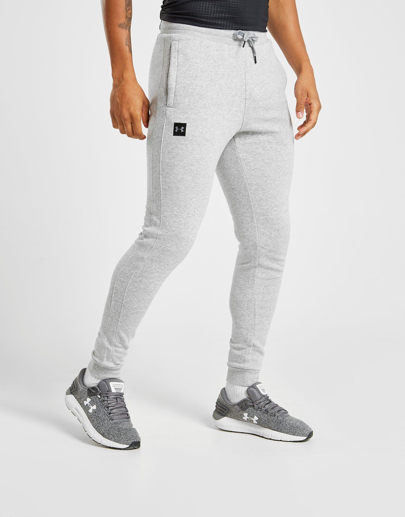 under armour track pants grey