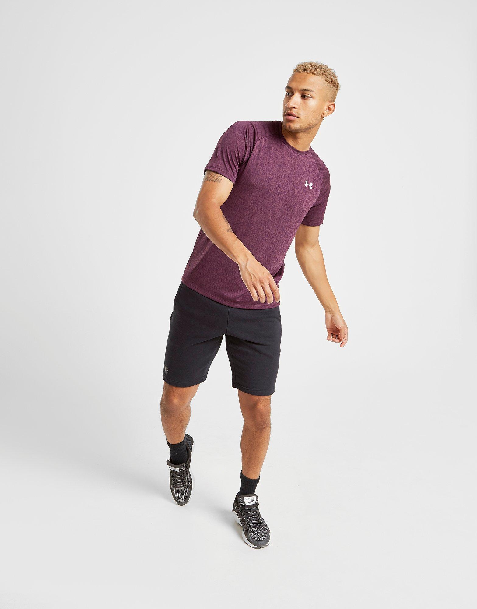 purple under armour t shirt