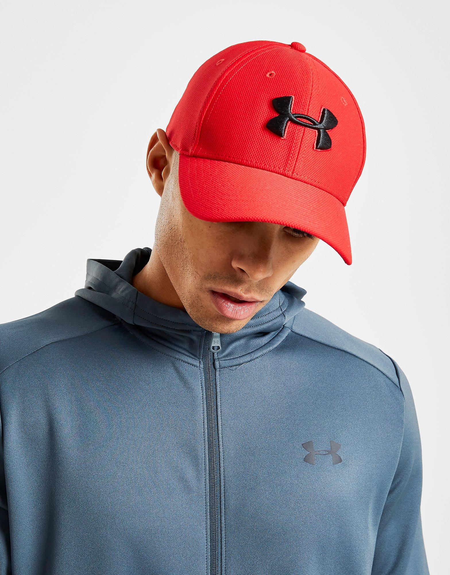 Buy Red Under Armour Blitzing 3.0 Cap 