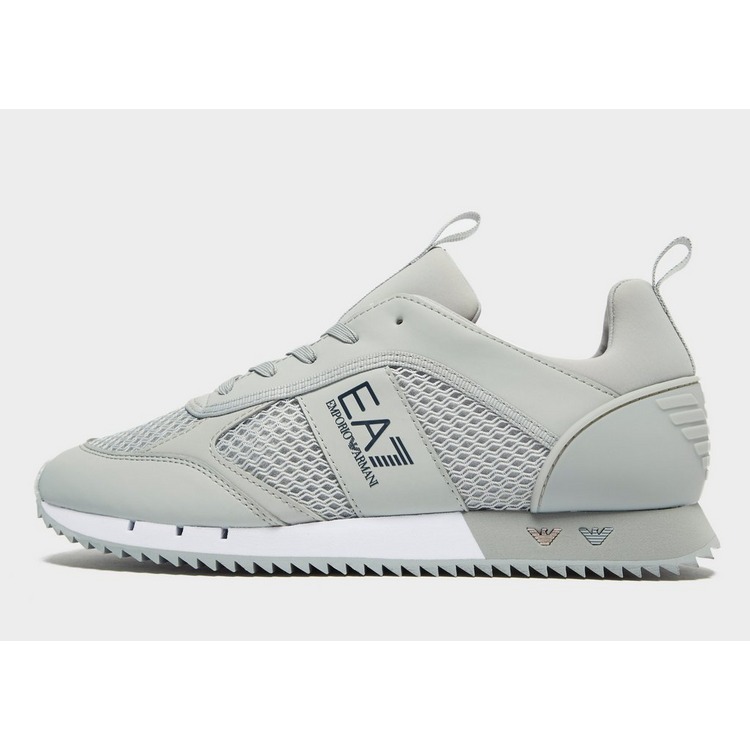 emporio armani mesh sneakers with contrasting details