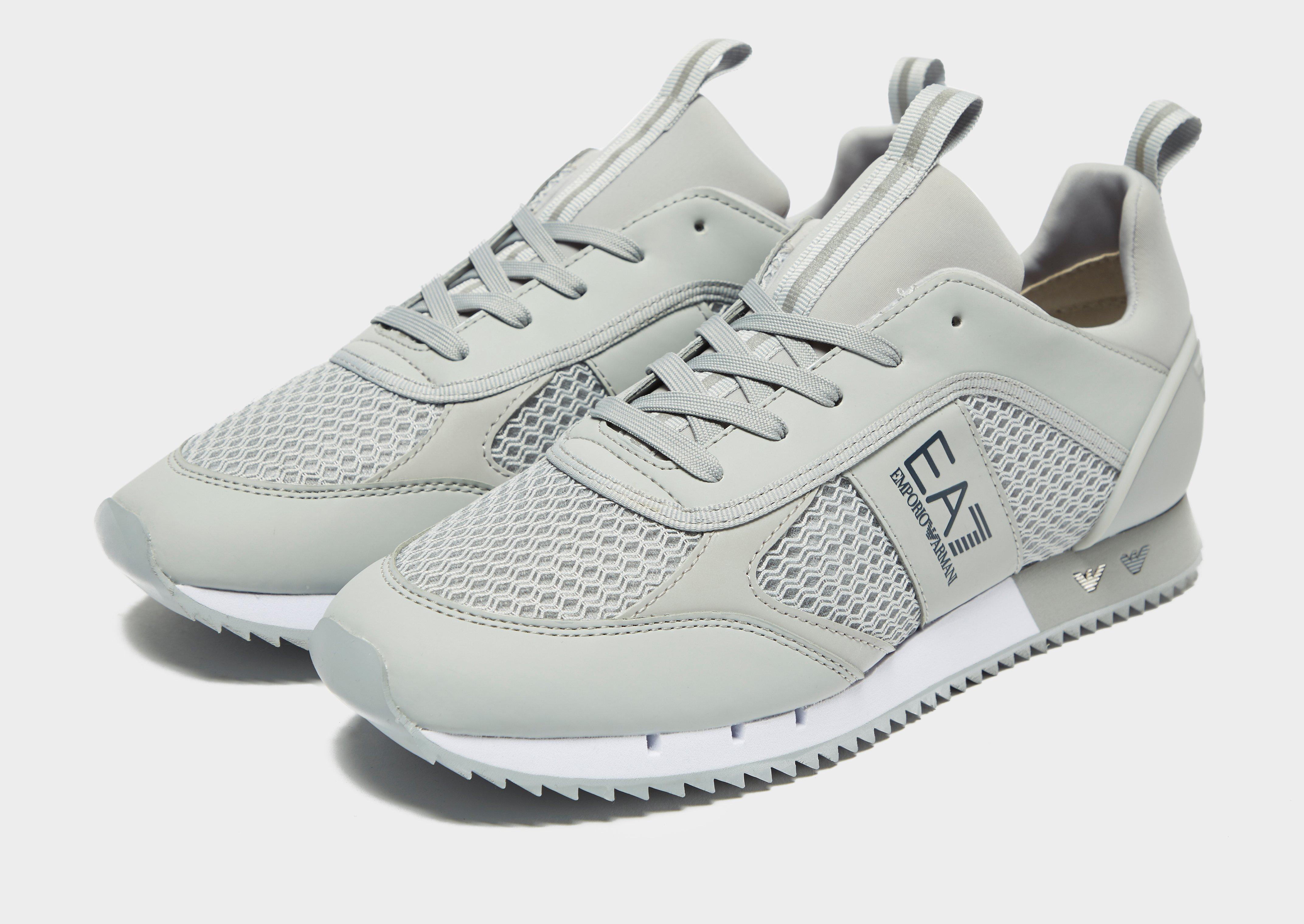 ea7 mesh run grey