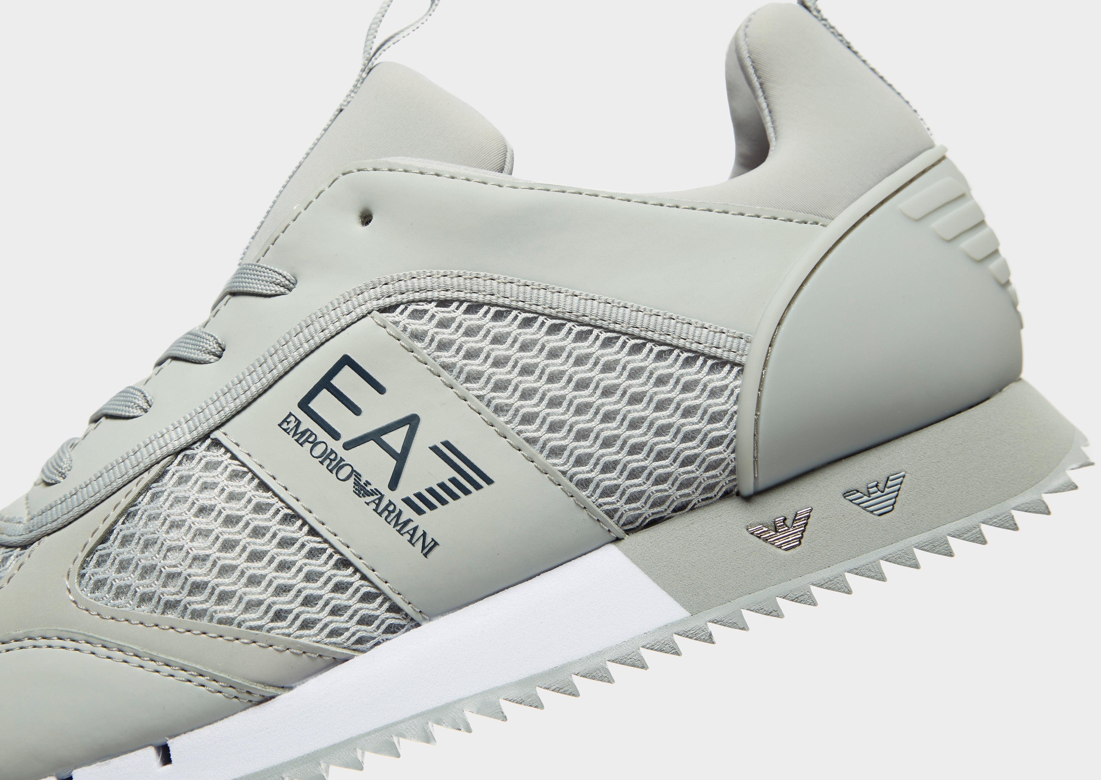 ea7 mesh run grey
