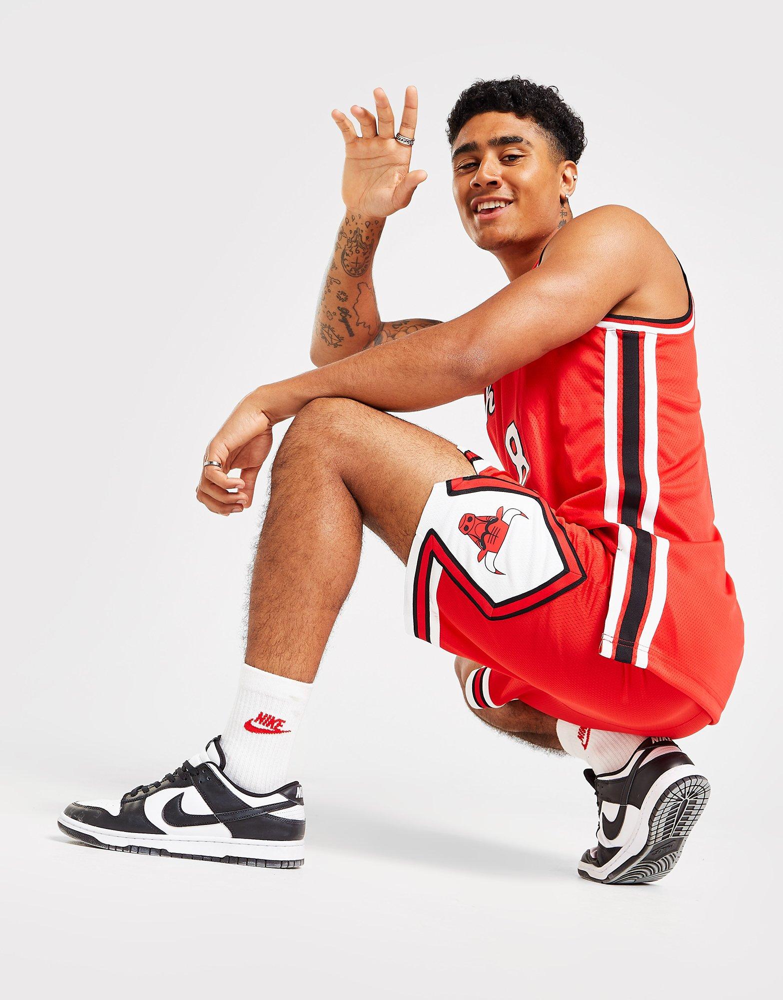 Red Nike NBA Chicago Bulls Swingman Shorts JD Sports UK