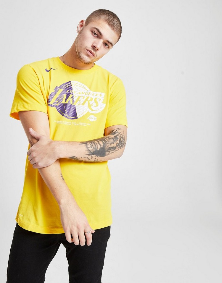 Nike NBA Los Angeles Lakers Short Sleeve T-Shirt