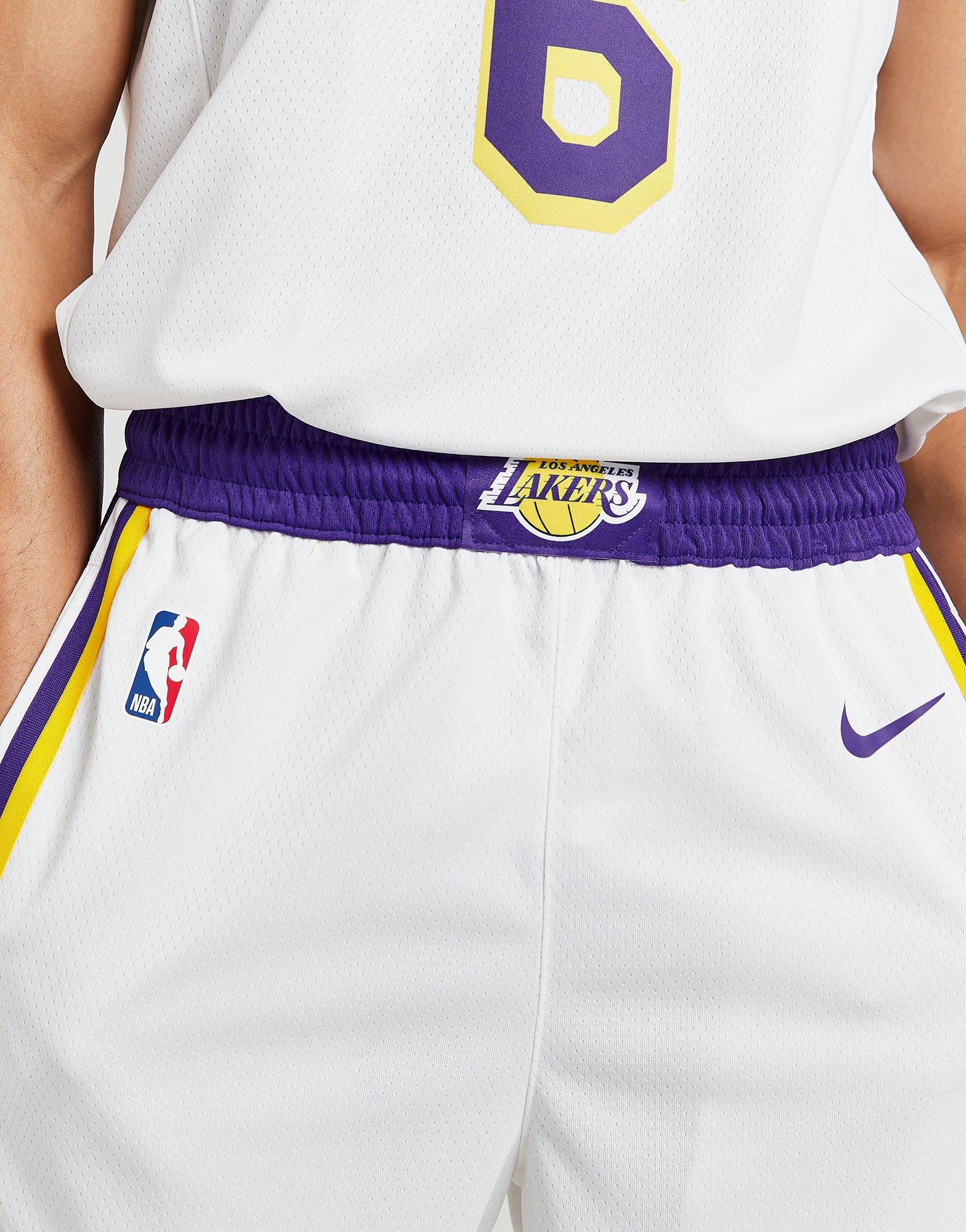 jersey short lakers white