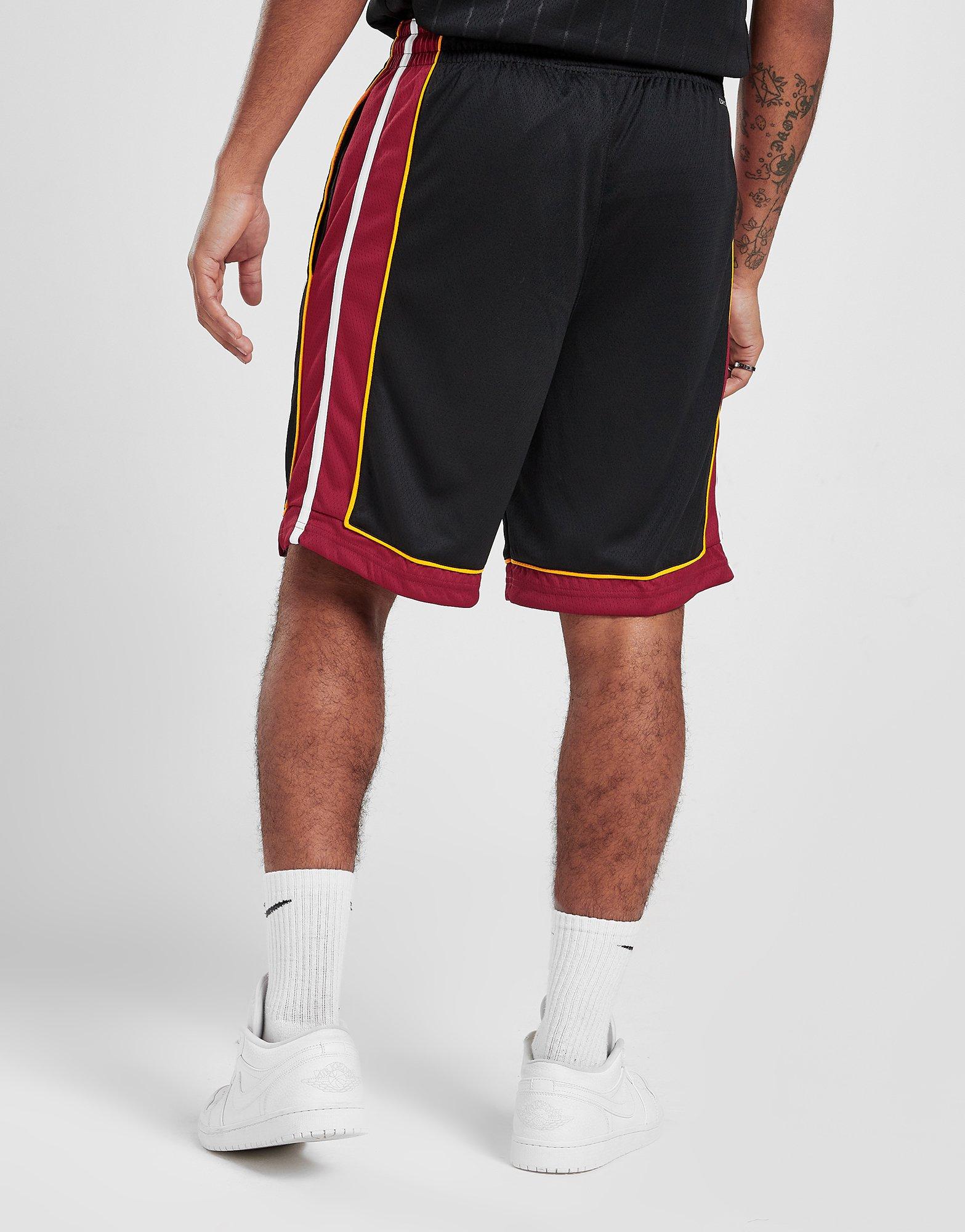 Nike Men's NBA Miami Heat City Edition Swingman Shorts Black Size