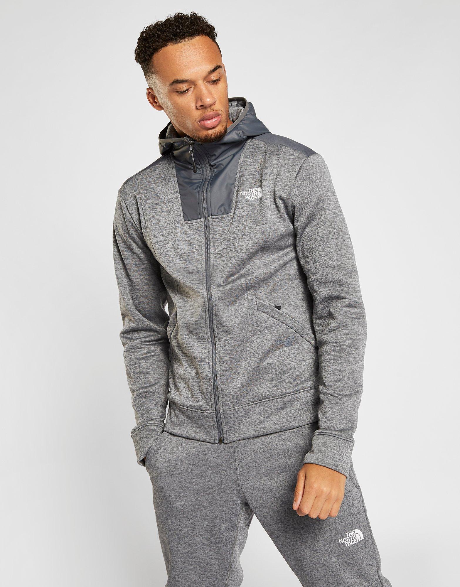 north face mittellegi hoodie grey