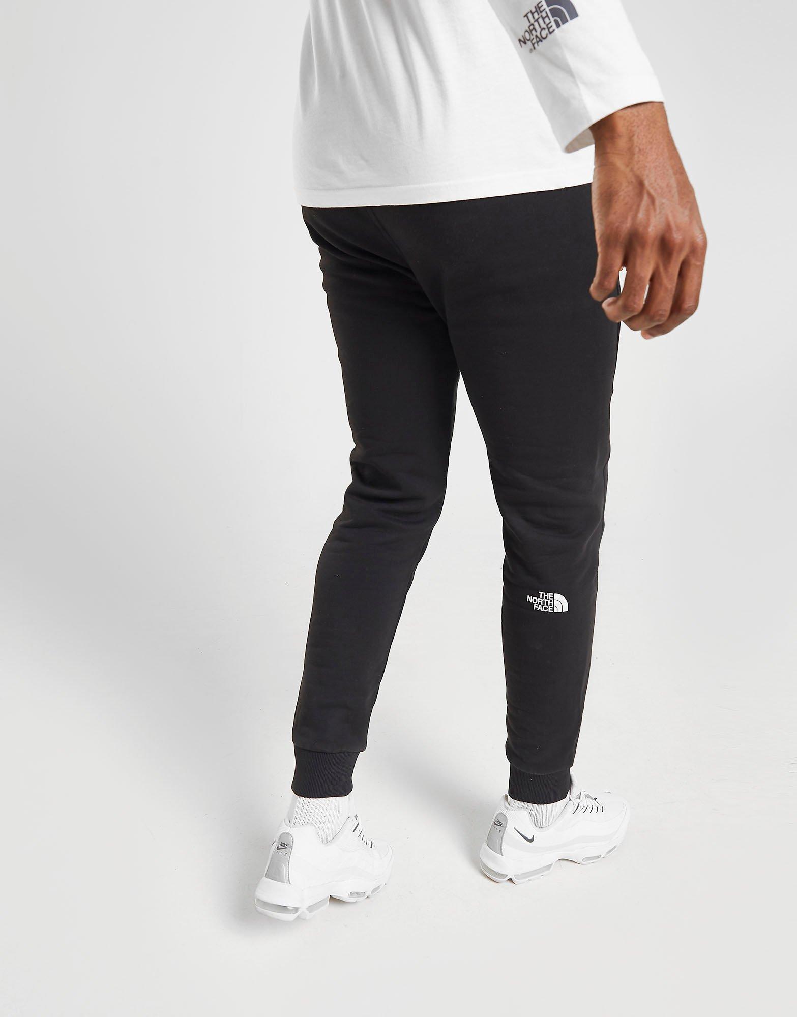 north face black tracksuit bottoms