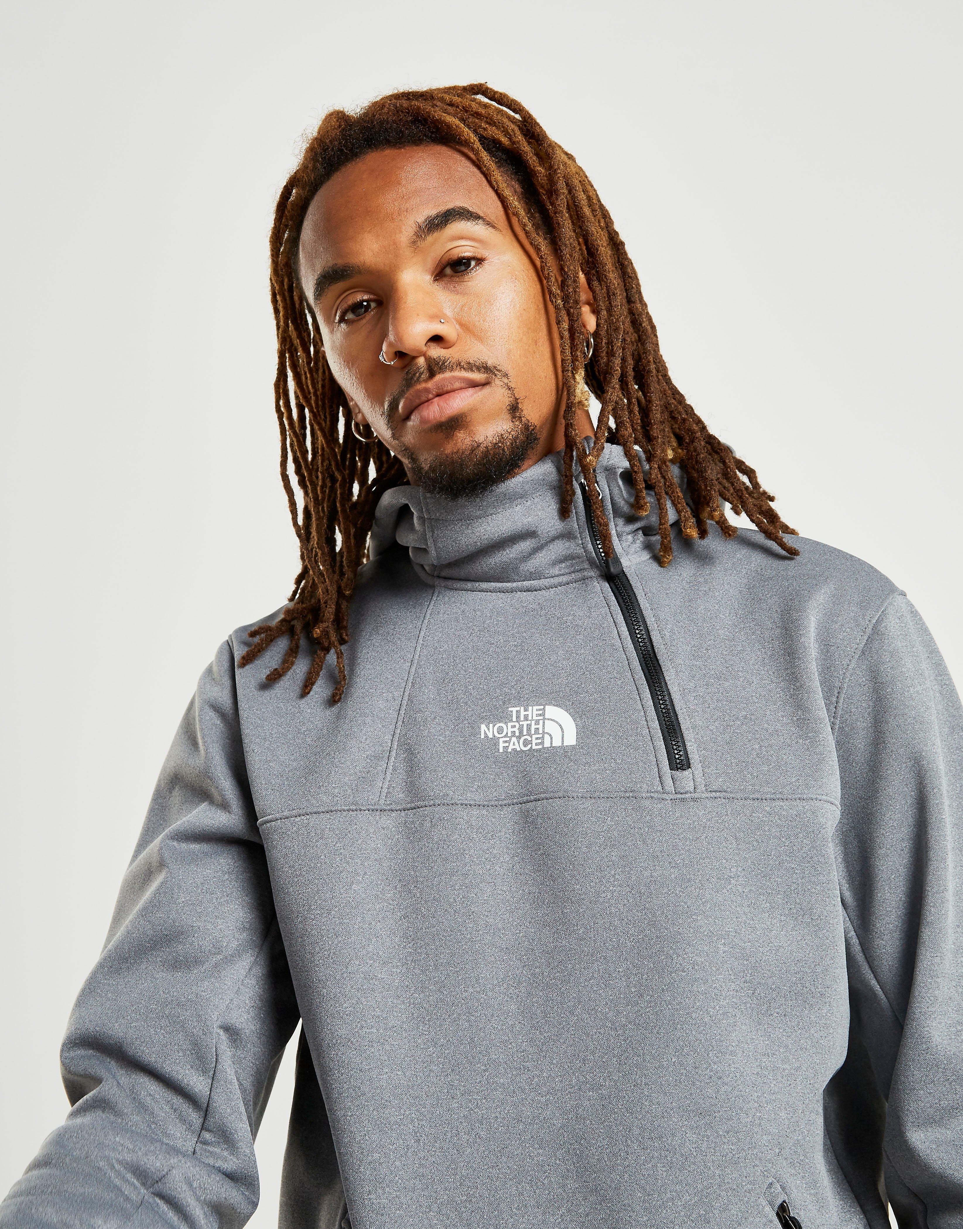 north face quarter zip hoodie