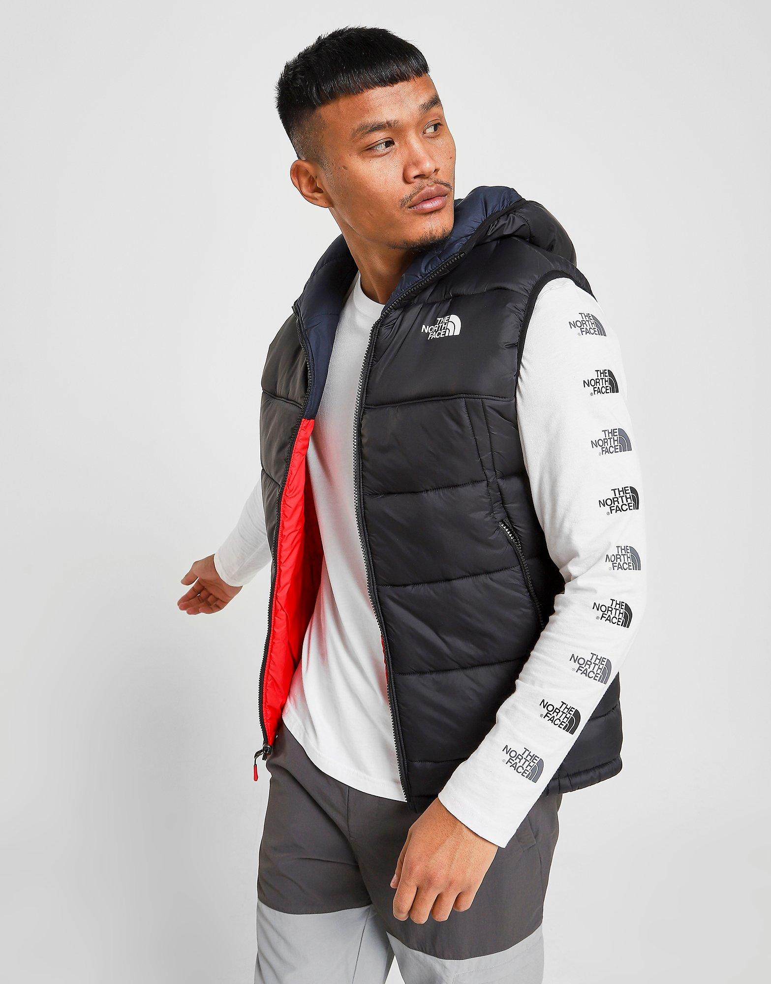 north face hooded gilet