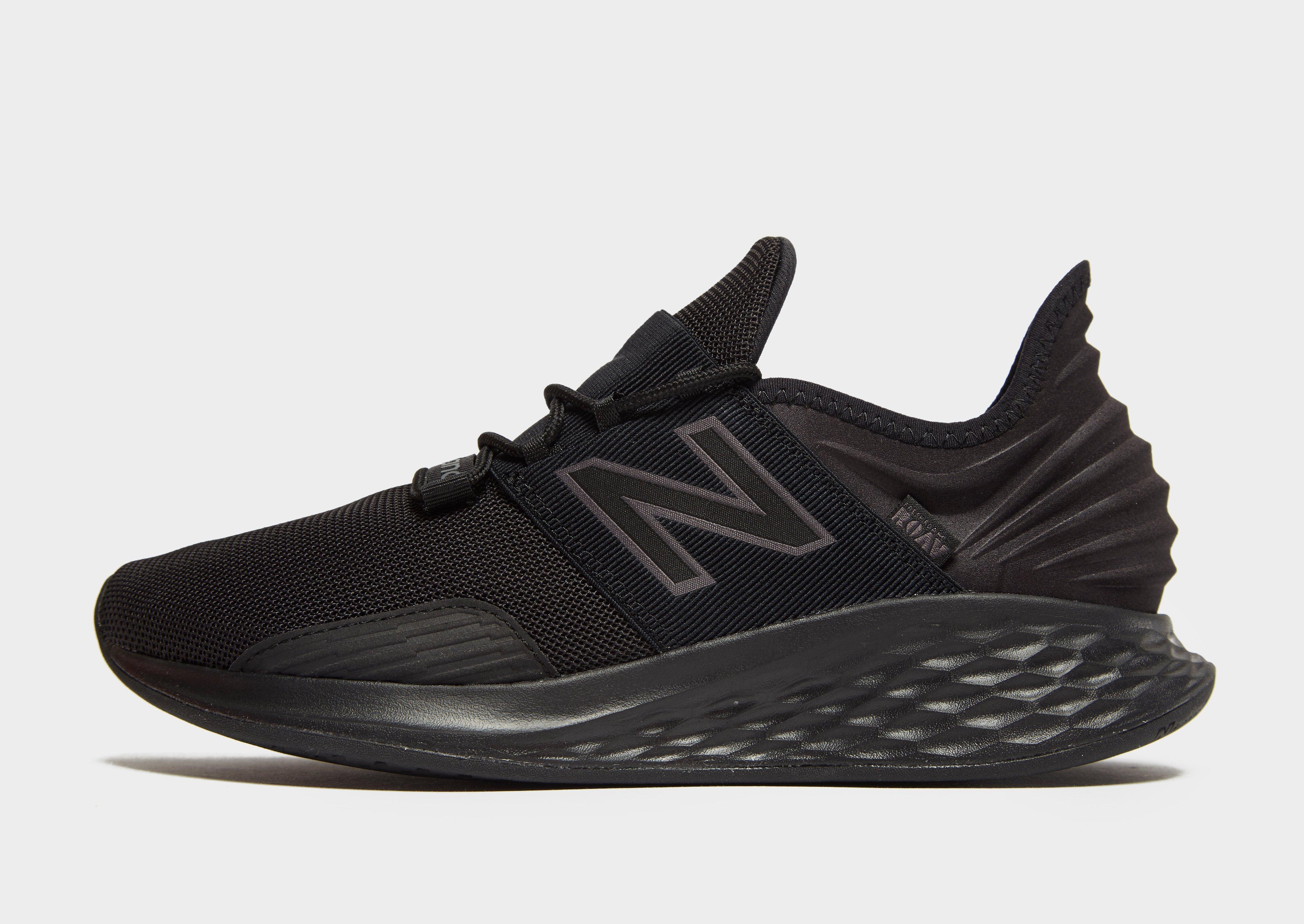 new balance running roav sneakers in triple black